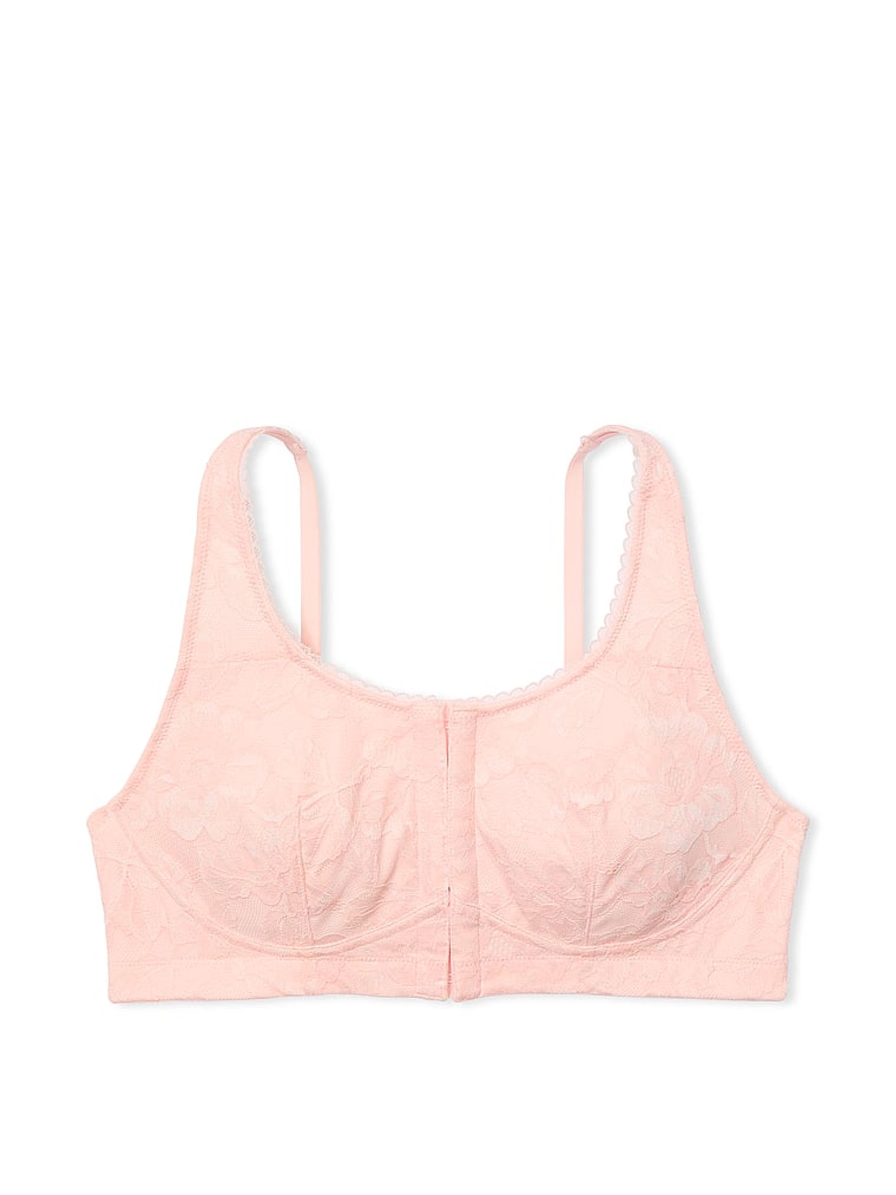 Purest Pink Lace Mastectomy Bra - Image 3 of 4