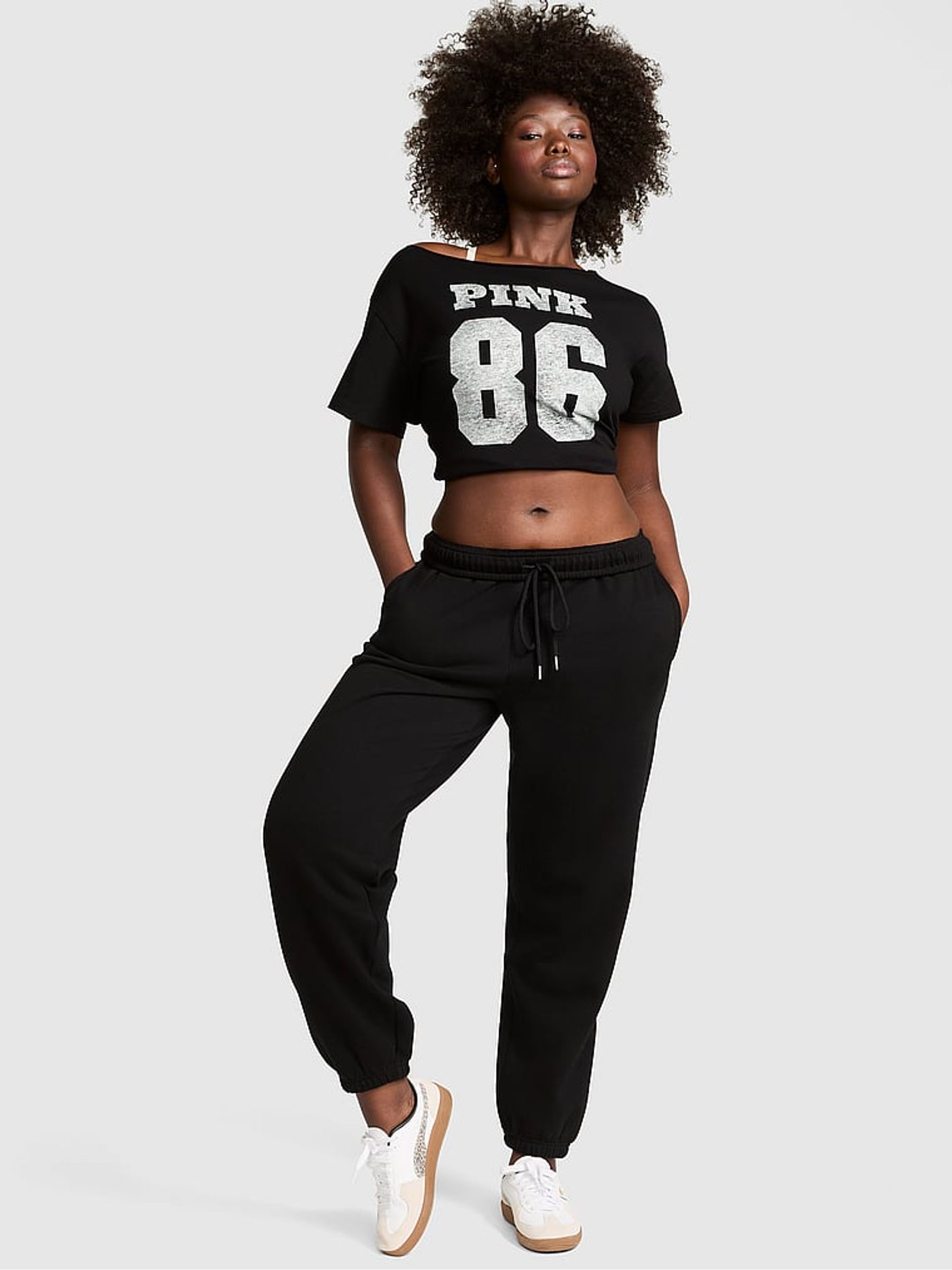 Black Fleece Joggers - Image 1 of 3