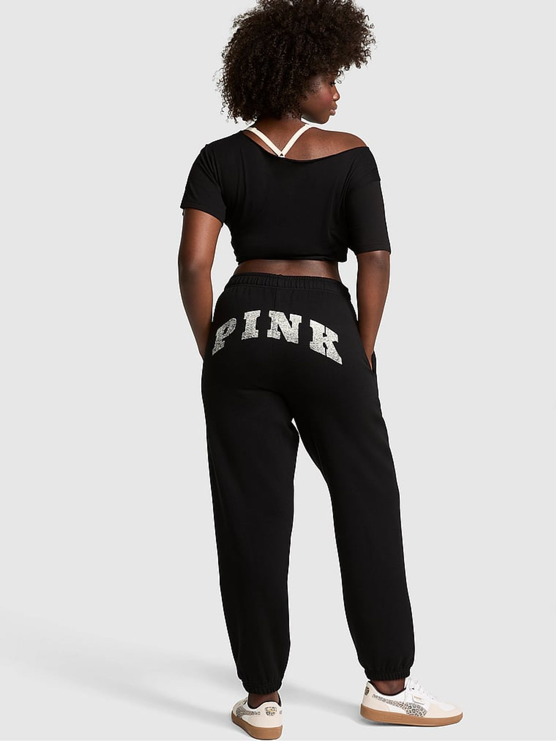 Black Fleece Joggers - Image 2 of 3