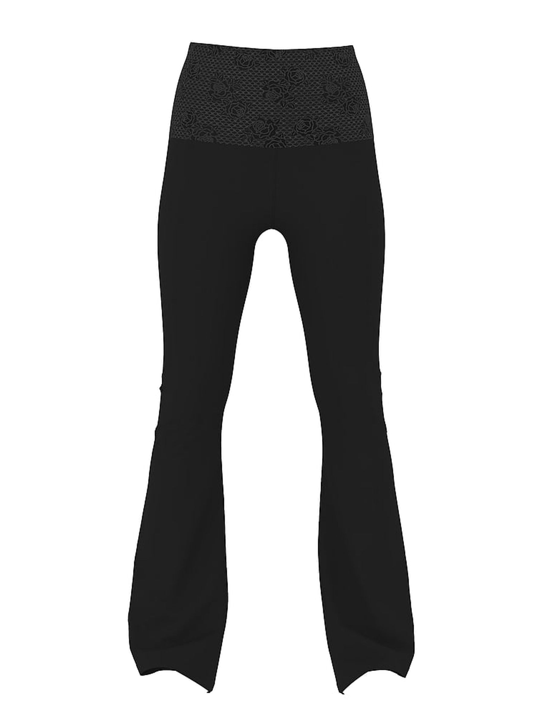 Black Foldover Leggings - Image 1 of 1
