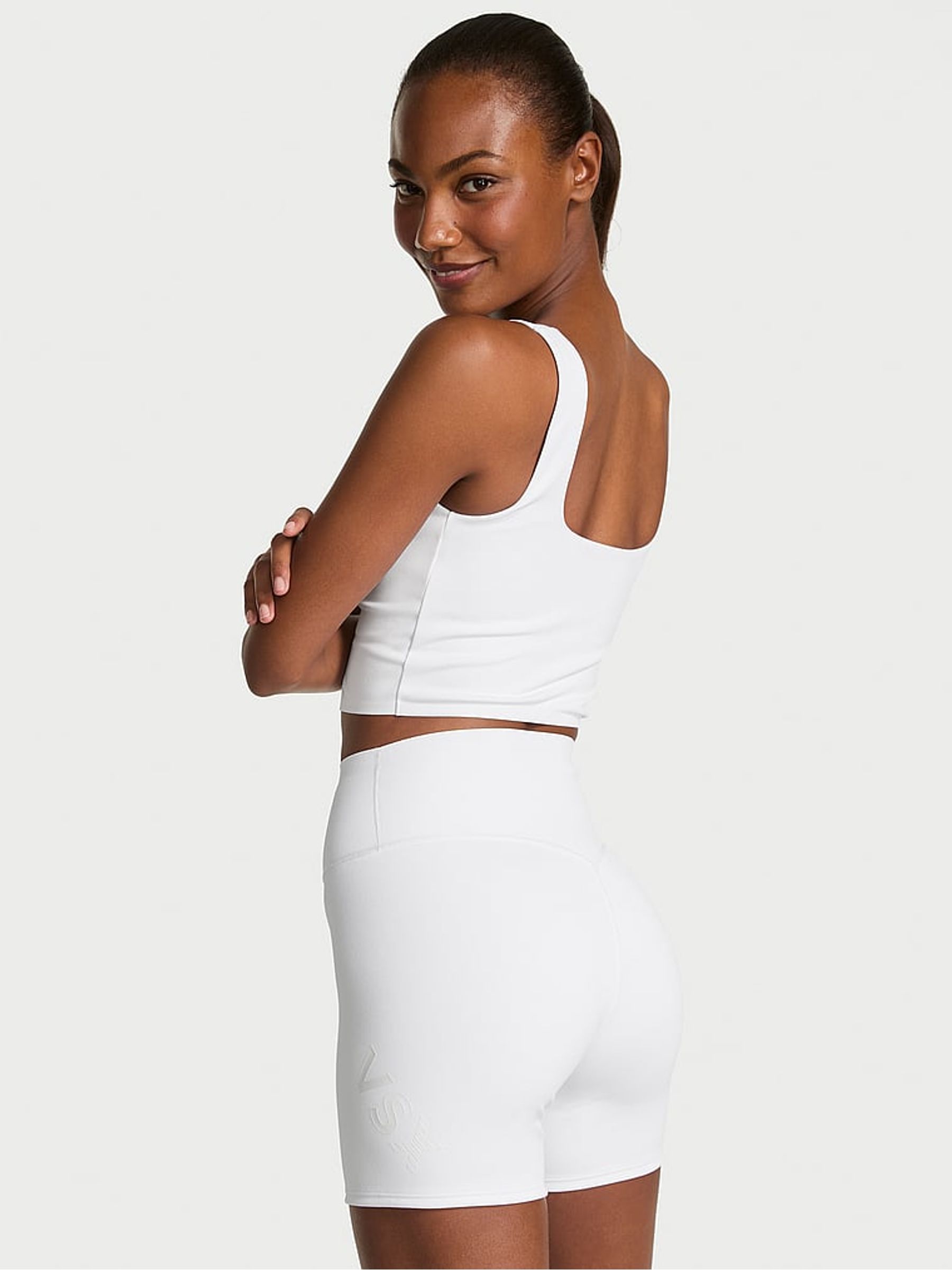 White Incredible Coverage™ 5" Bike Shorts - Image 2 of 2
