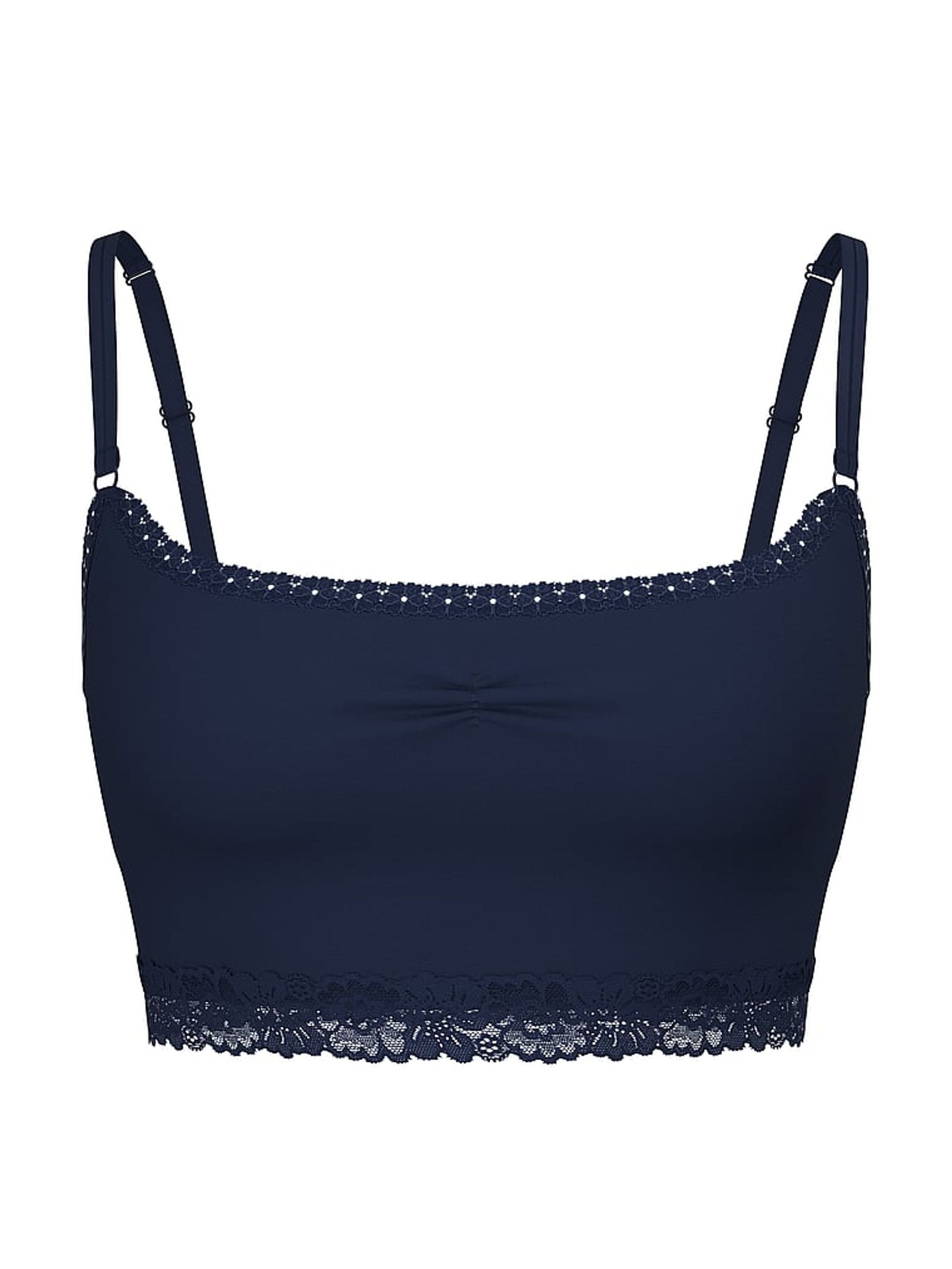 Noir Navy Bralette Lace Trim Bralette - Image 3 of 3