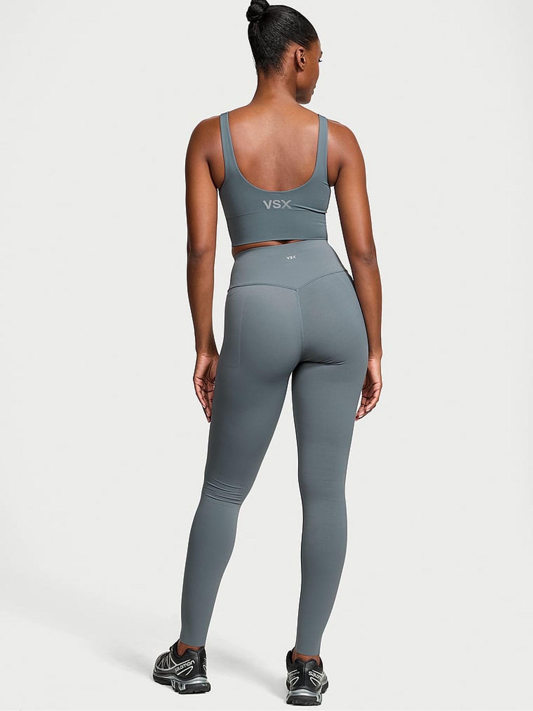 Dark Steel Grey Elevate™ Low Support Leggings with Pockets - Image 2 of 3
