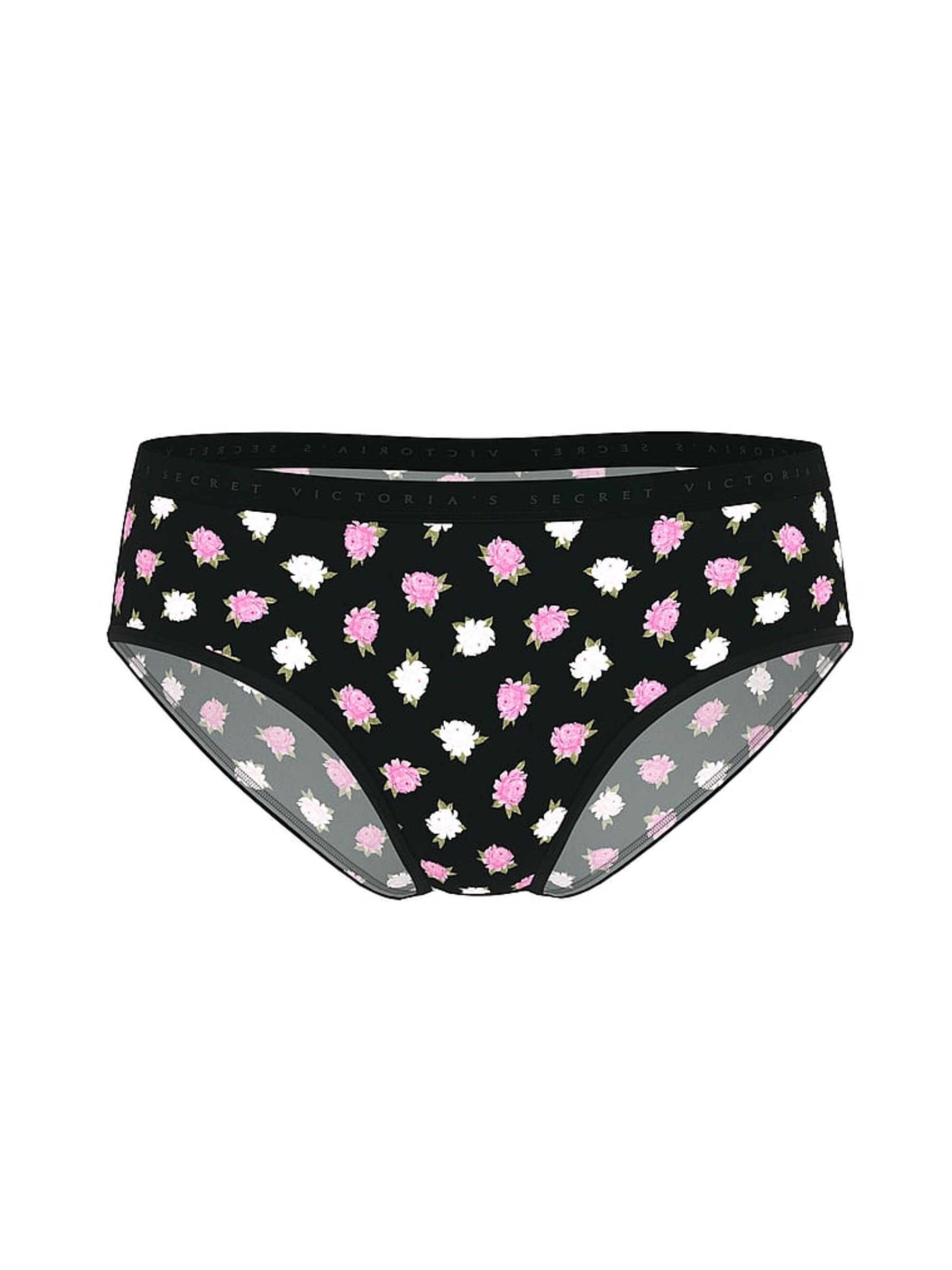 Black Scattered Floral Hipster Knickers - Image 3 of 3