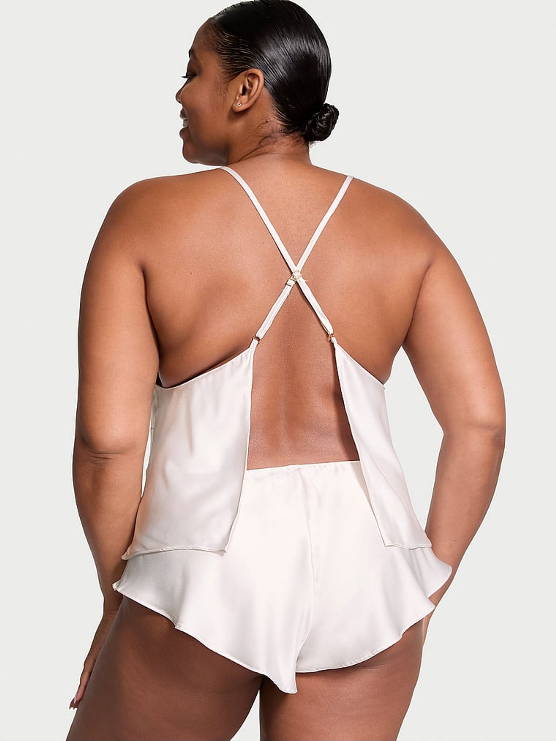 Coconut White Cami Set - Image 2 of 3
