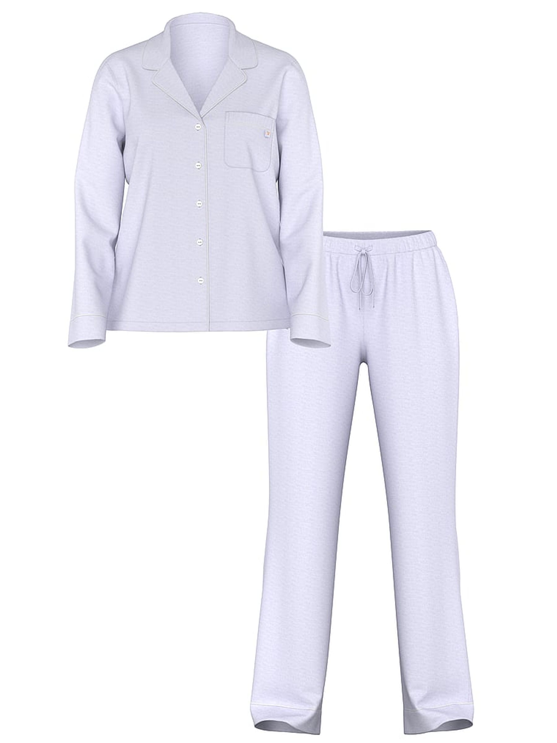 Heather Lavender Purple Modal Long Pyjamas Set - Image 4 of 4