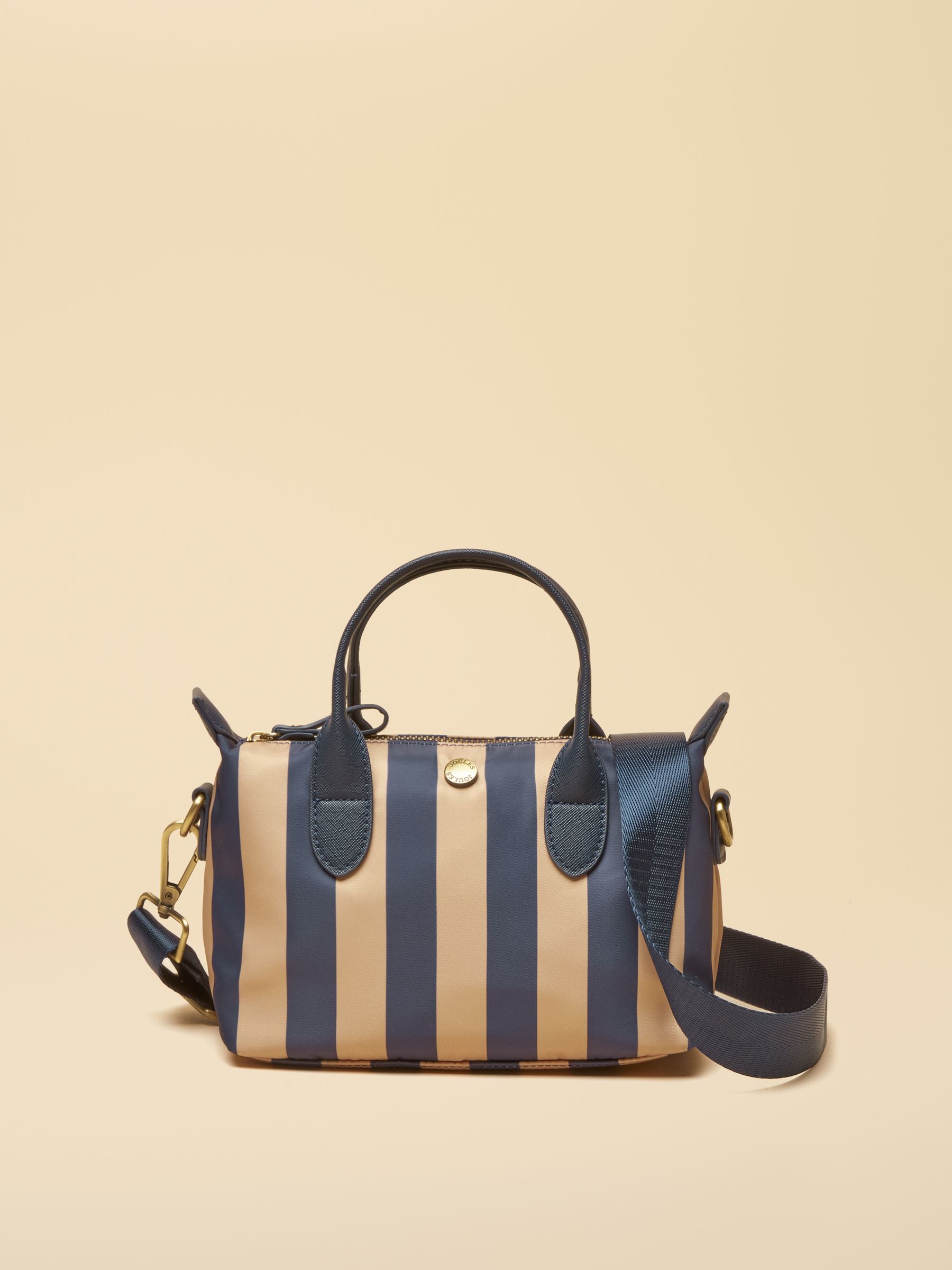 Edie Brown/Navy Crossbody Bag - Image 1 of 7 Edie Brown/Navy Crossbody Bag - Image 1 of 7