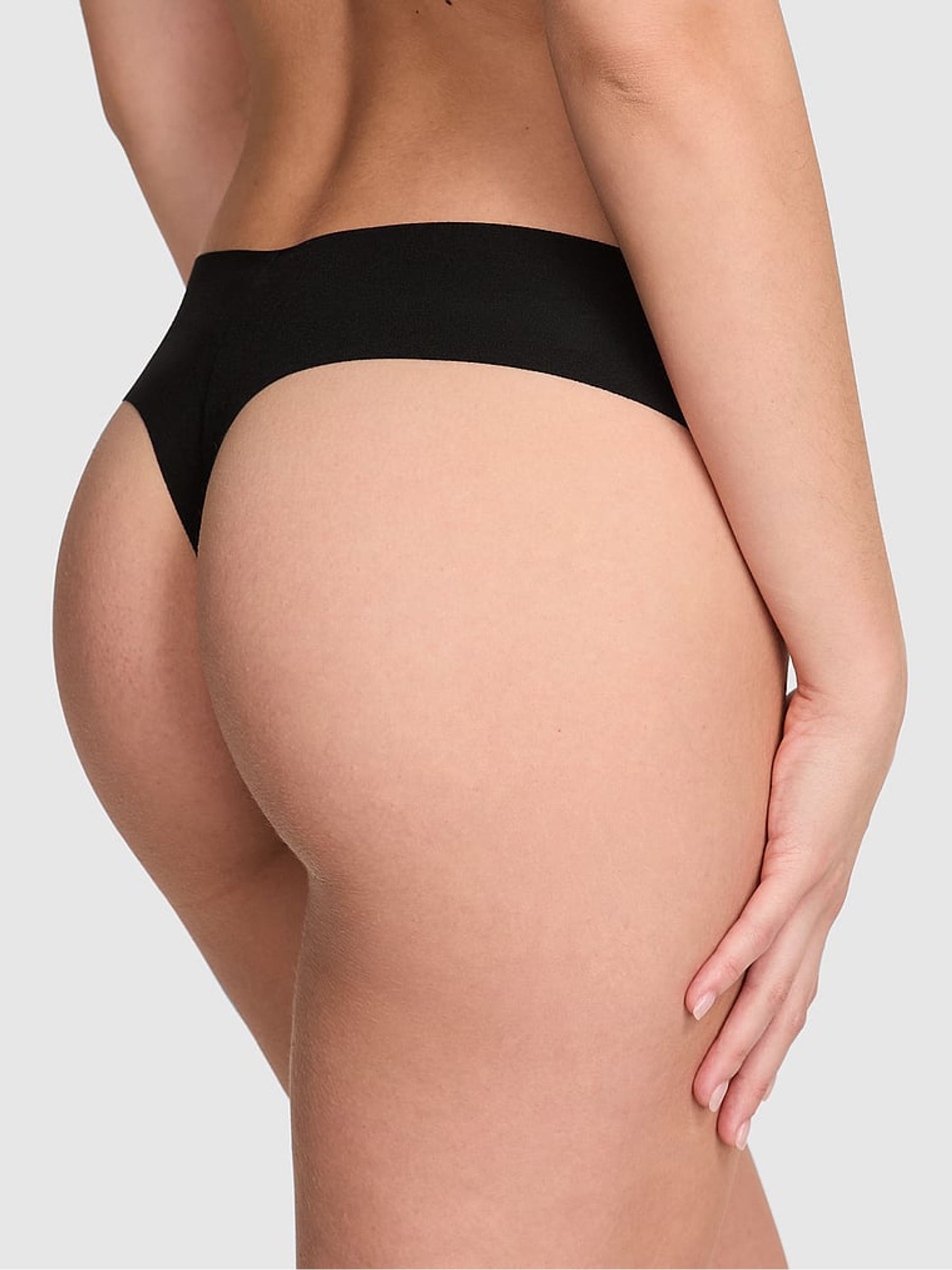 Black Thong No Show Knickers - Image 2 of 3