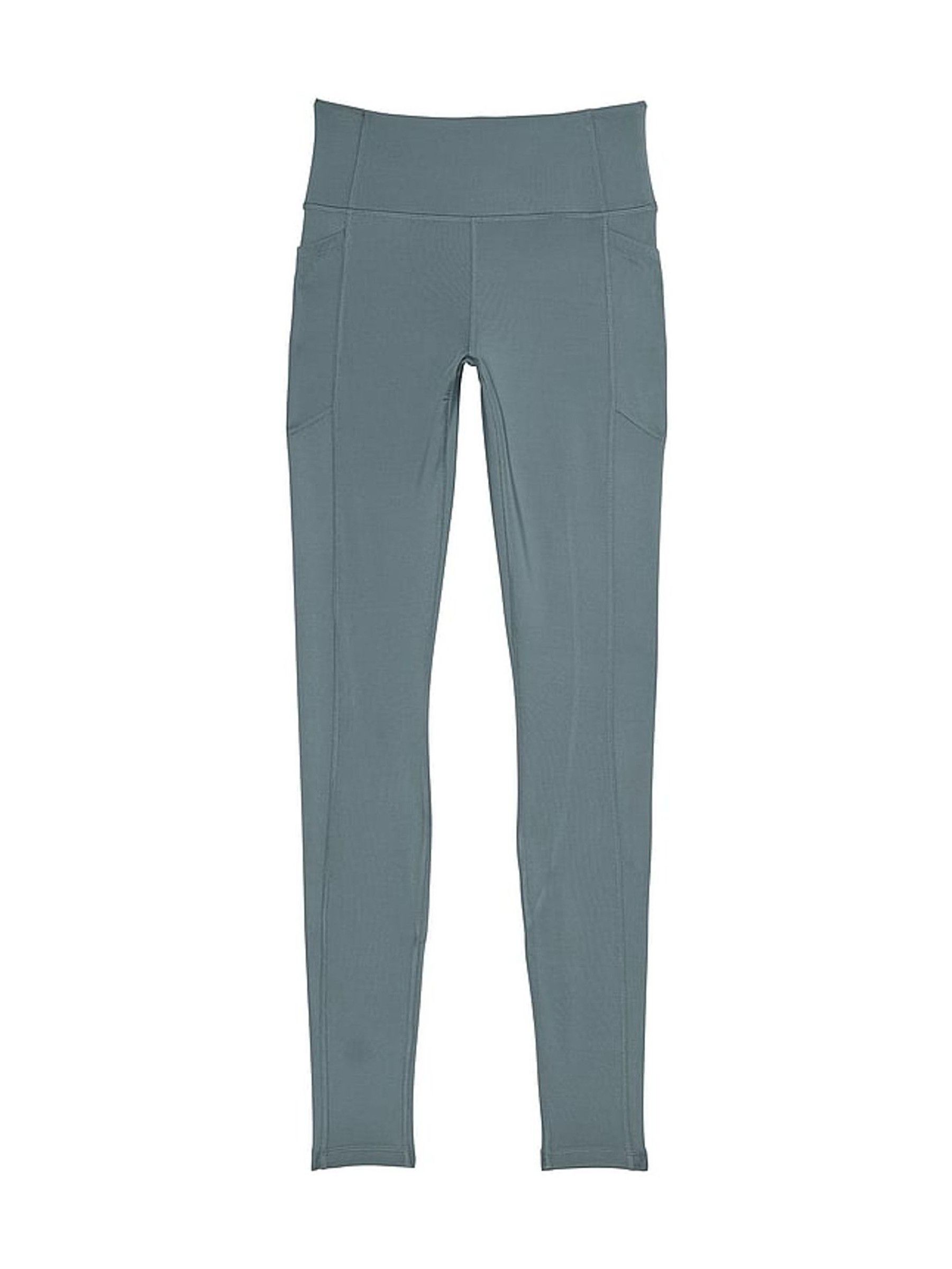 Dark Steel Grey 7/8 Length Essential Pocket Leggings - Image 3 of 4