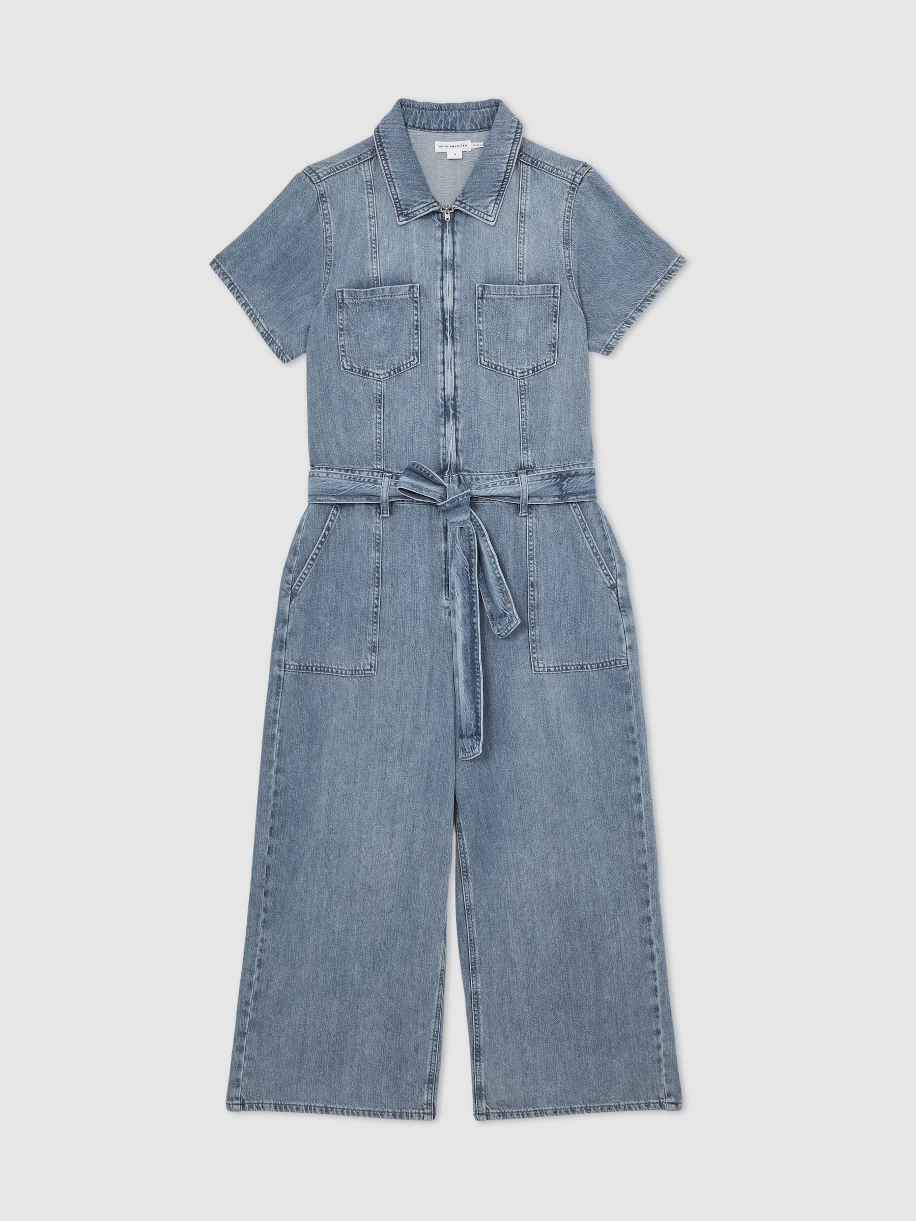 Jumpsuit in Indigo Blue - Image 2 of 5 Jumpsuit in Indigo Blue - Image 2 of 5
