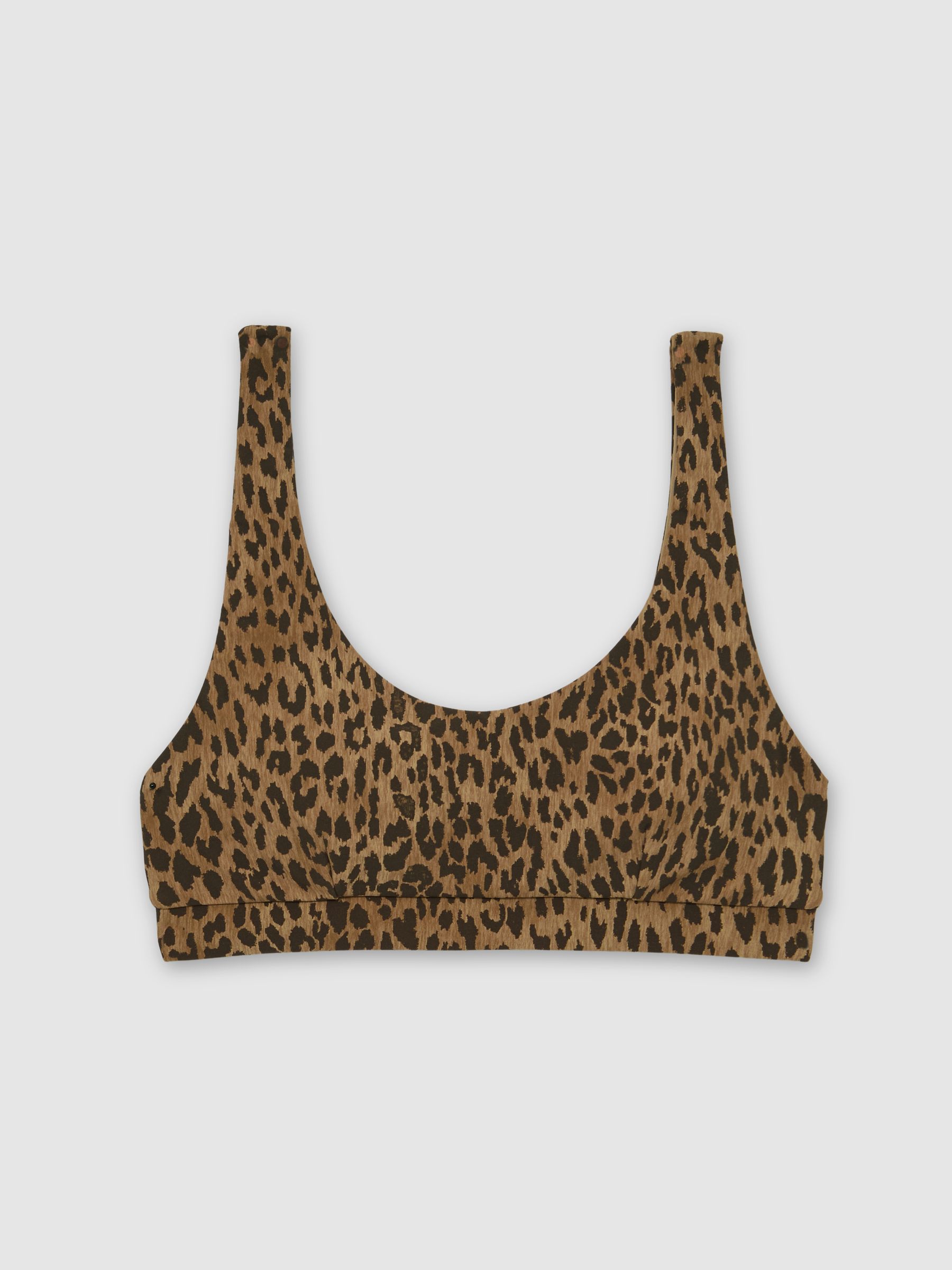 Bra in Brown Print - Image 2 of 5 Bra in Brown Print - Image 2 of 5