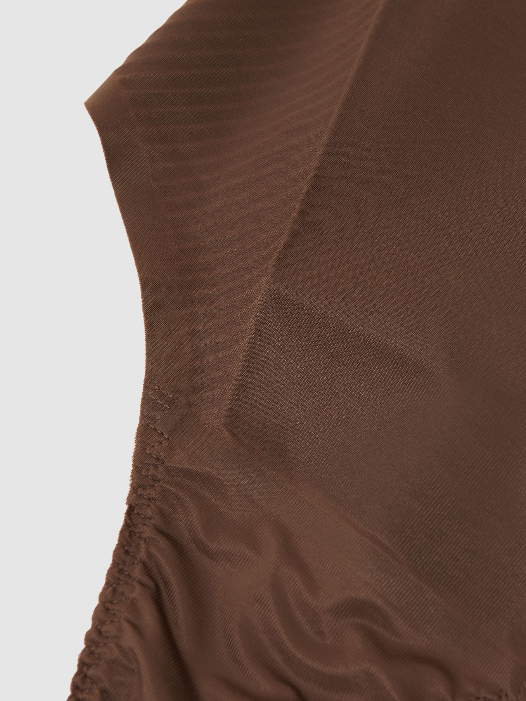 High Waisted Thong in Chestnut Brown - image 2