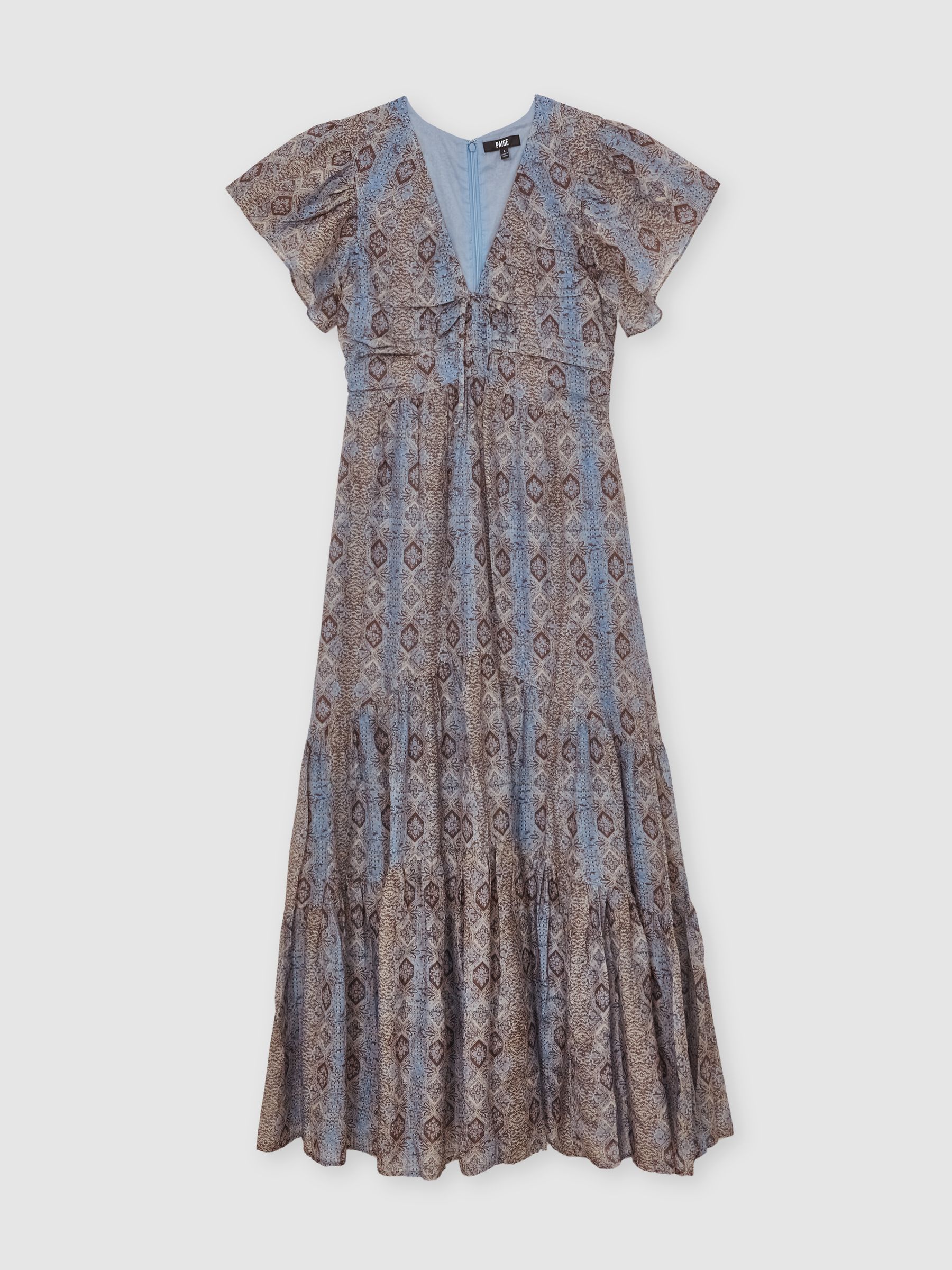 Paige Kinga Dress in Navy Print - Image 2 of 5