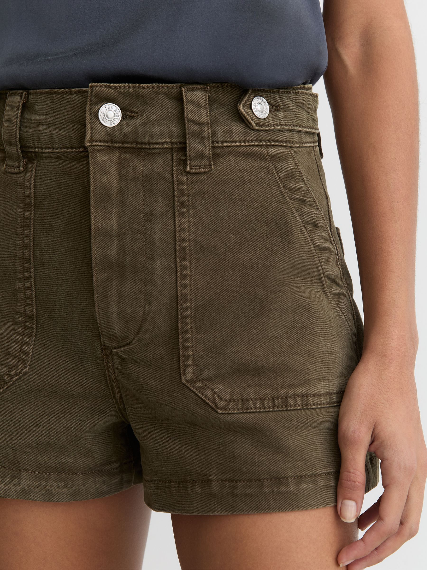 Anessa Shorts in Khaki Green - image 4