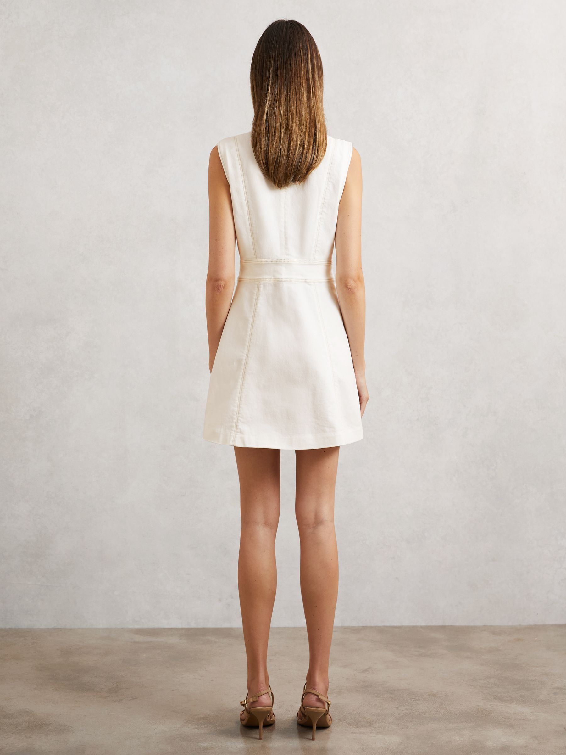 paige vida denim mini dress PAIGE Vida Dress in Black