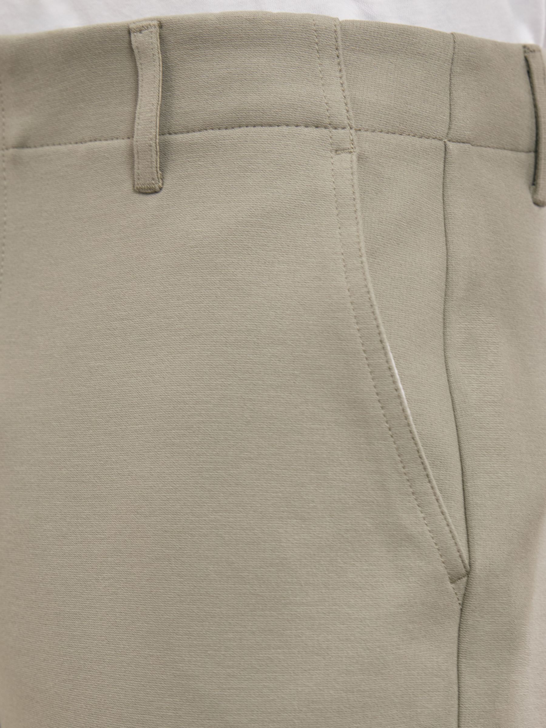 Paige Slim-Fit Stretch Shorts in Light Green - Image 3 of 5