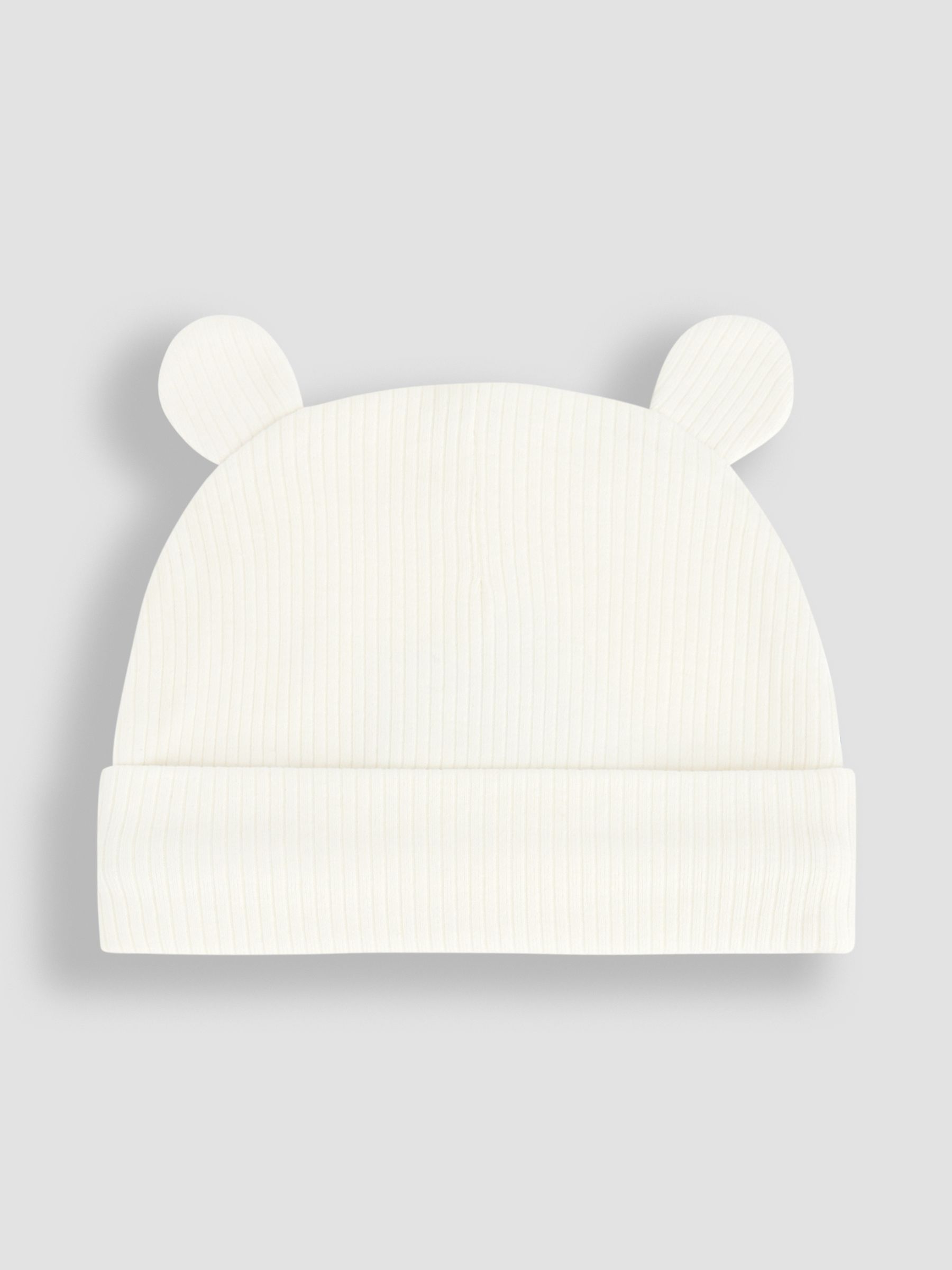 Cream 2- Pack Bear Ear Baby Hats - Image 2 of 6