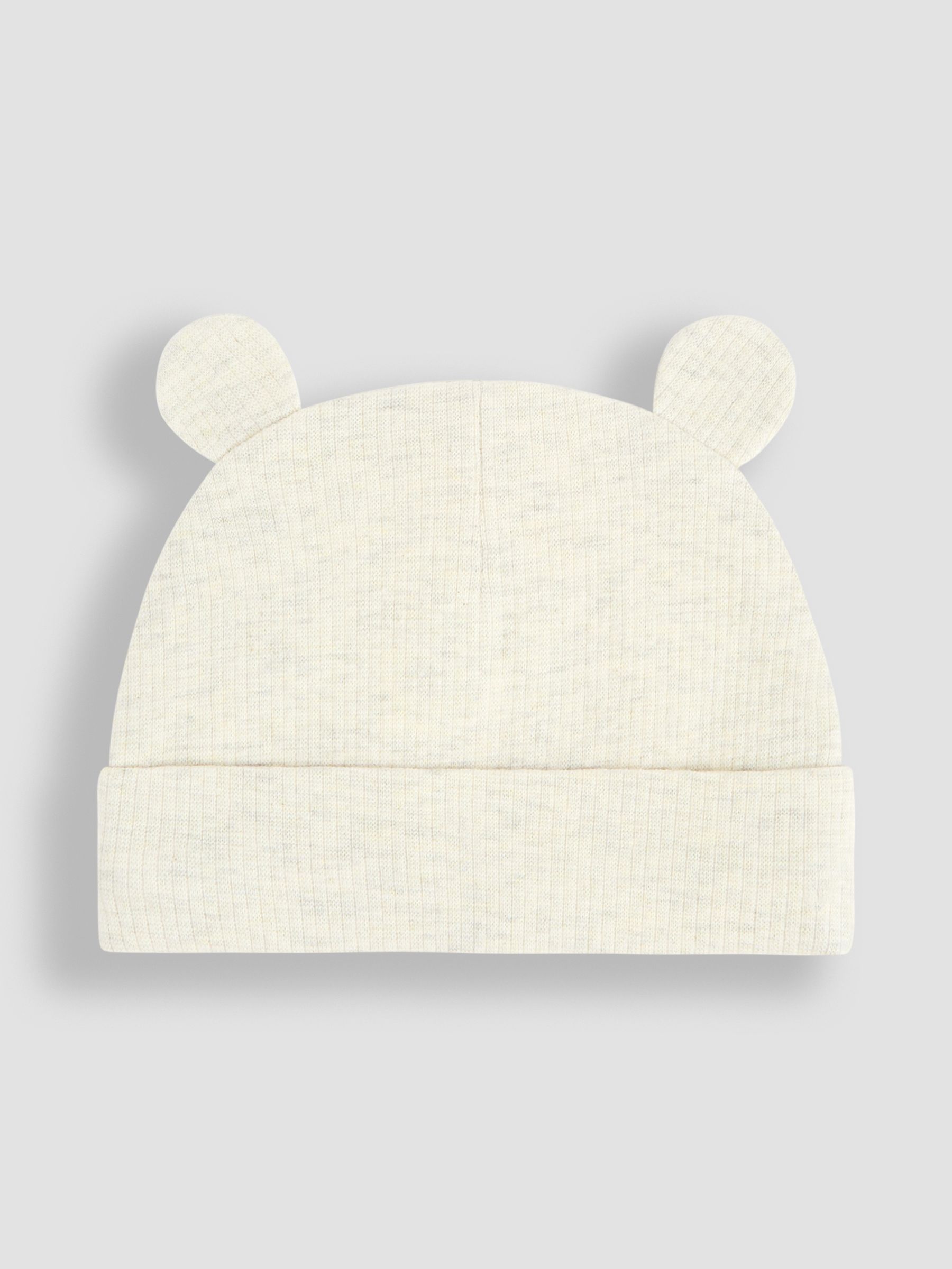 Cream 2- Pack Bear Ear Baby Hats - Image 4 of 6