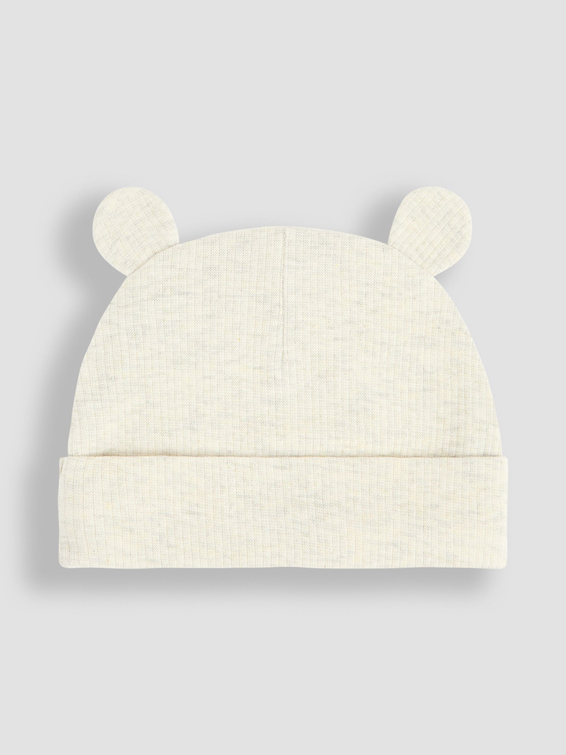 Cream 2- Pack Bear Ear Baby Hats - Image 5 of 6