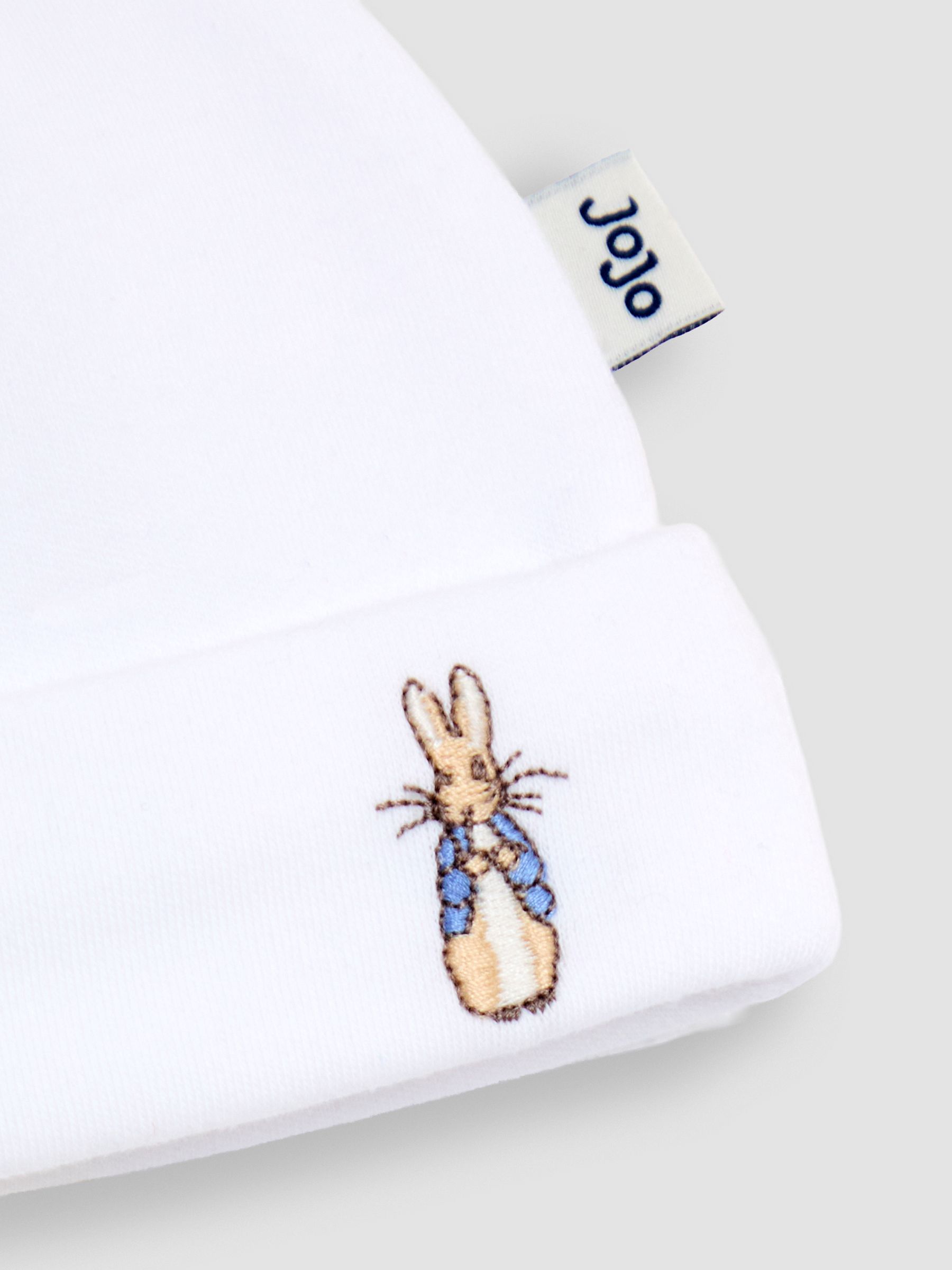 White Peter Rabbit™ Baby Hat - Image 3 of 3