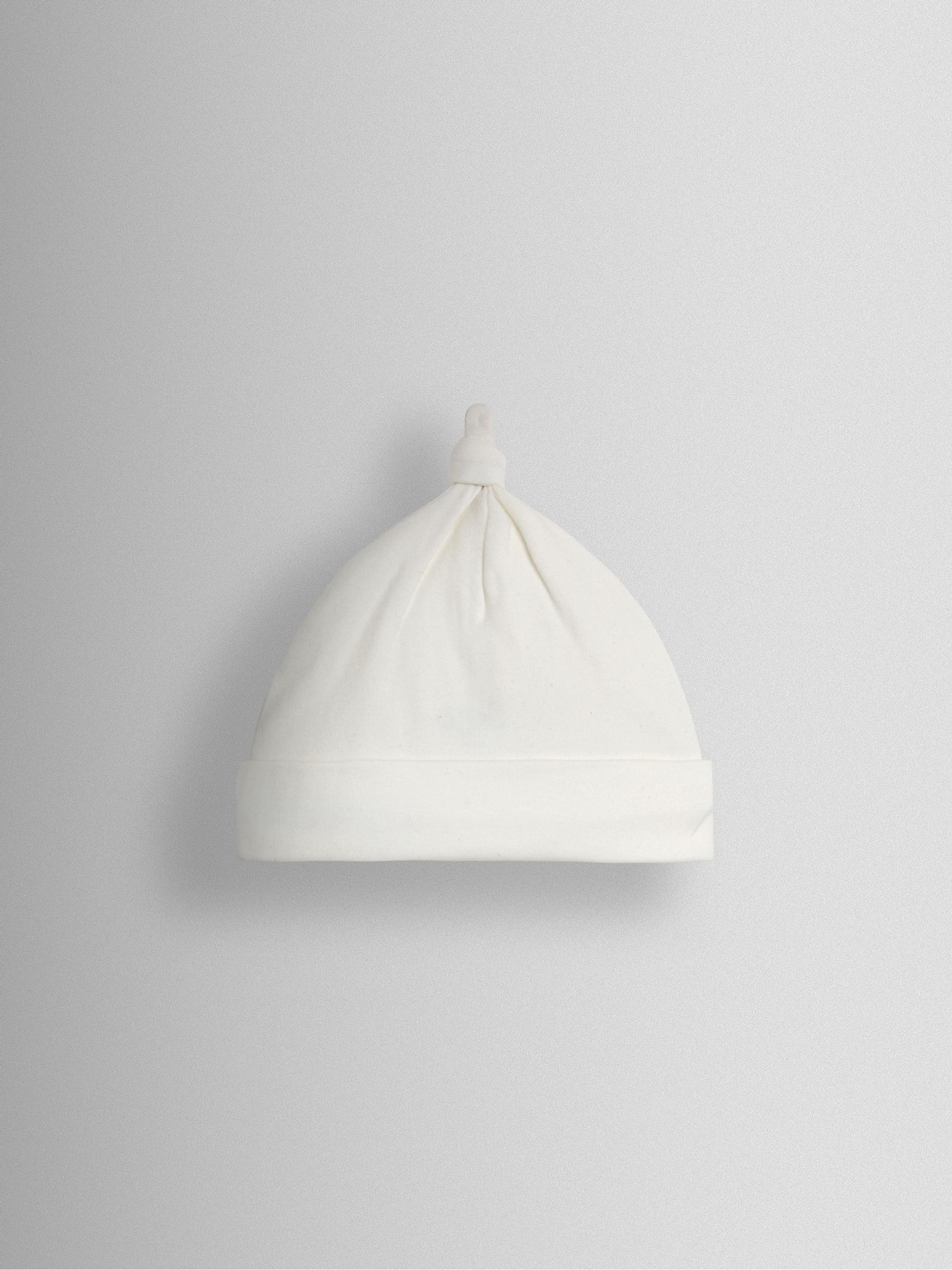 Cream Highland Cow Embroidered Baby Hat - Image 2 of 3