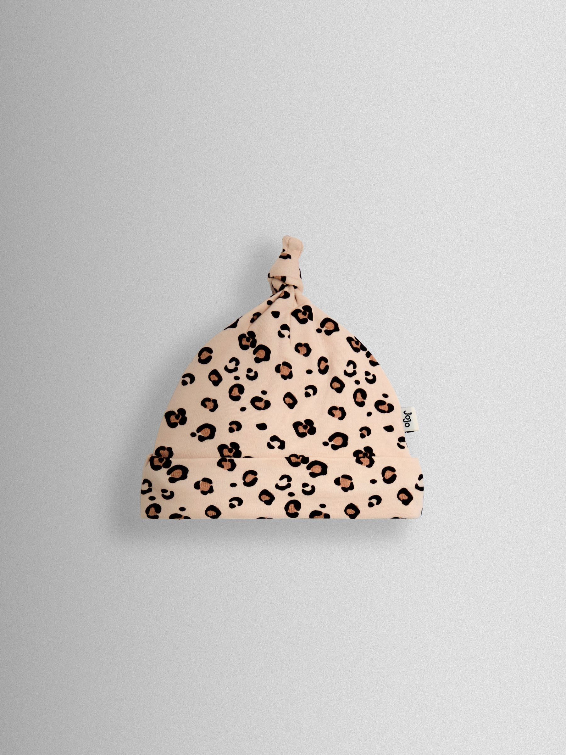 Brown Baby Leopard Print Hat - Image 1 of 3