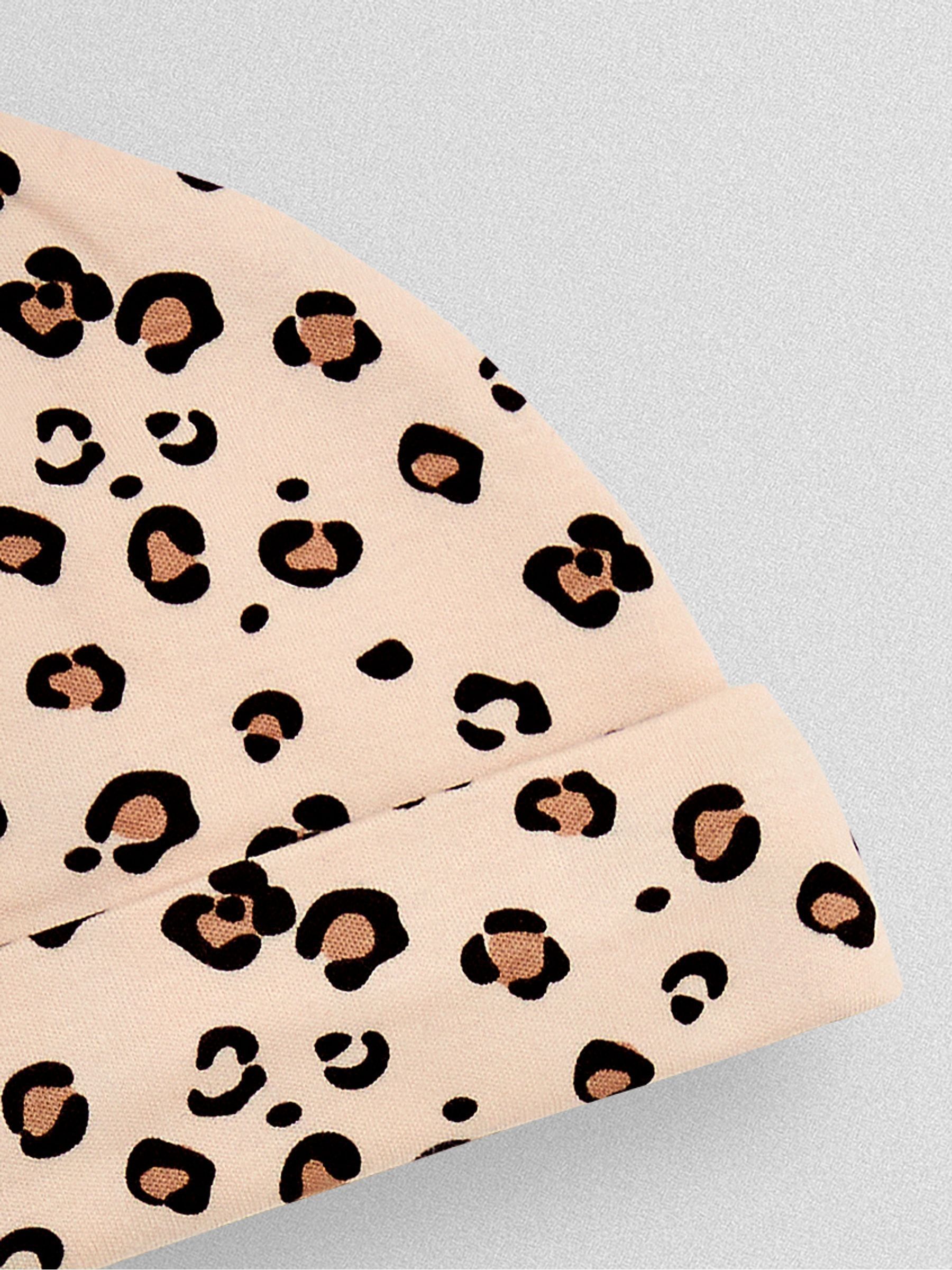 Brown Baby Leopard Print Hat - Image 3 of 3