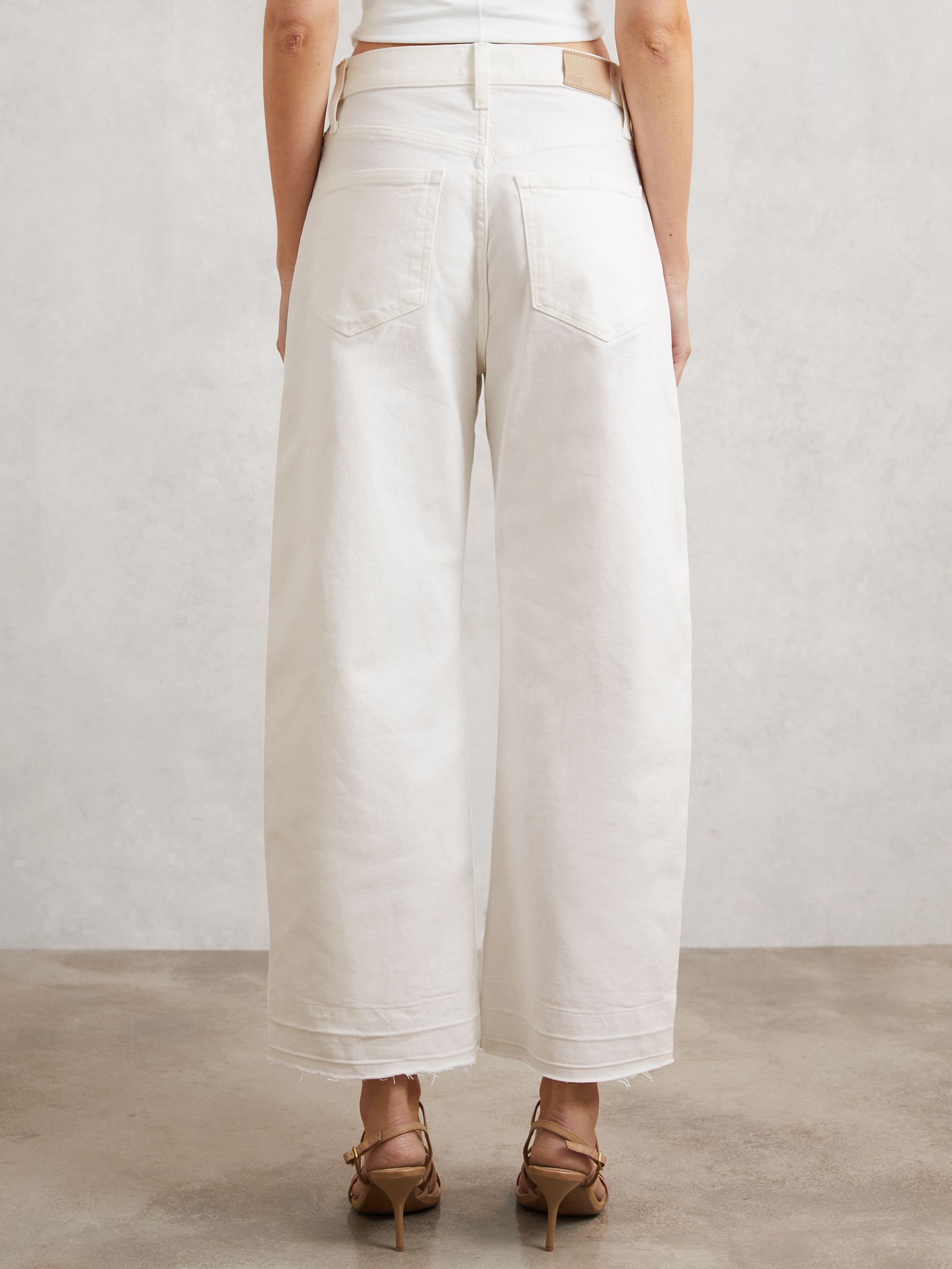 Paige Arellia Ankle Jeans in Ecru - Image 4 of 5
