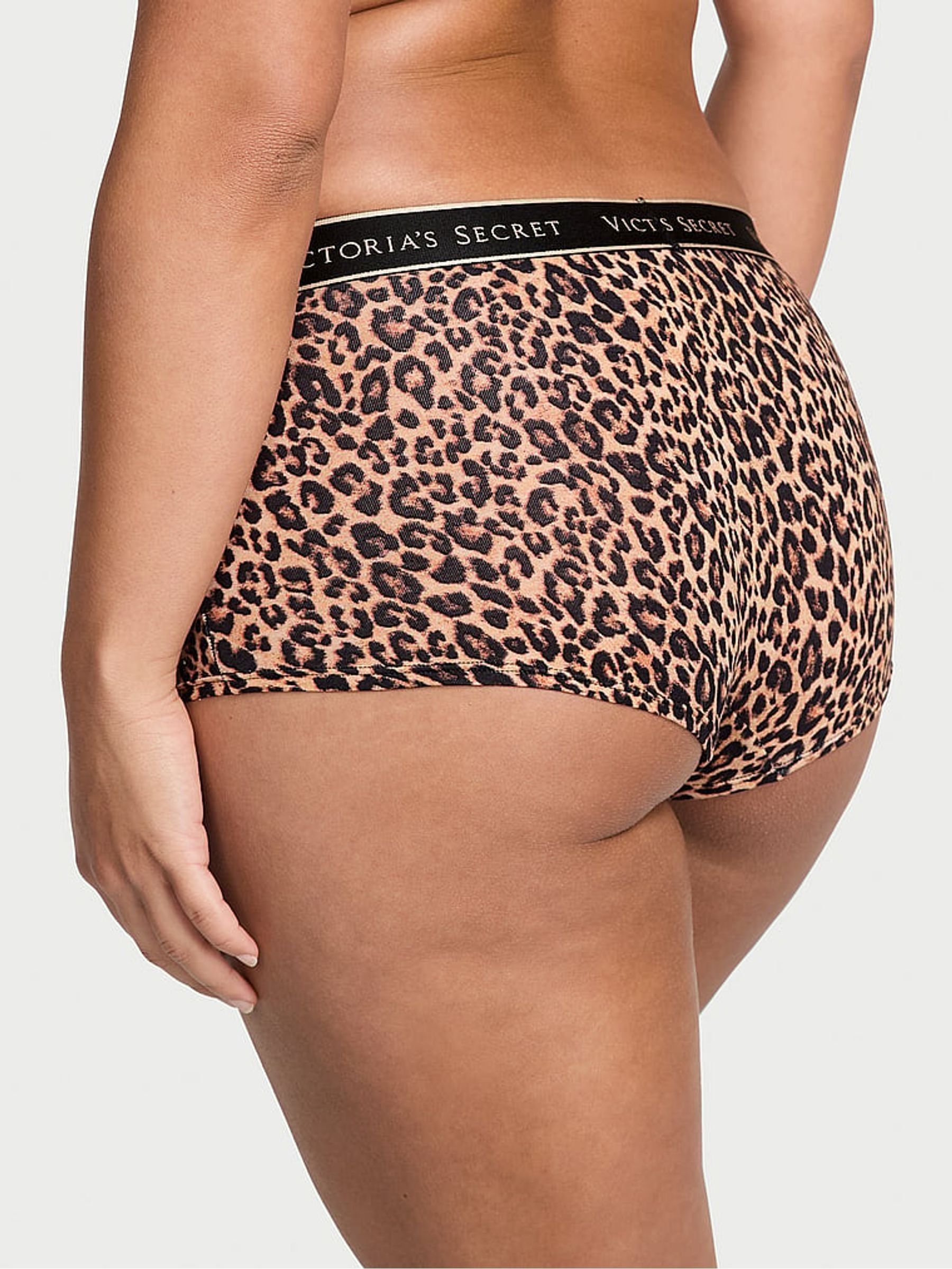 Leopard Brown Short Knickers - Image 2 of 3