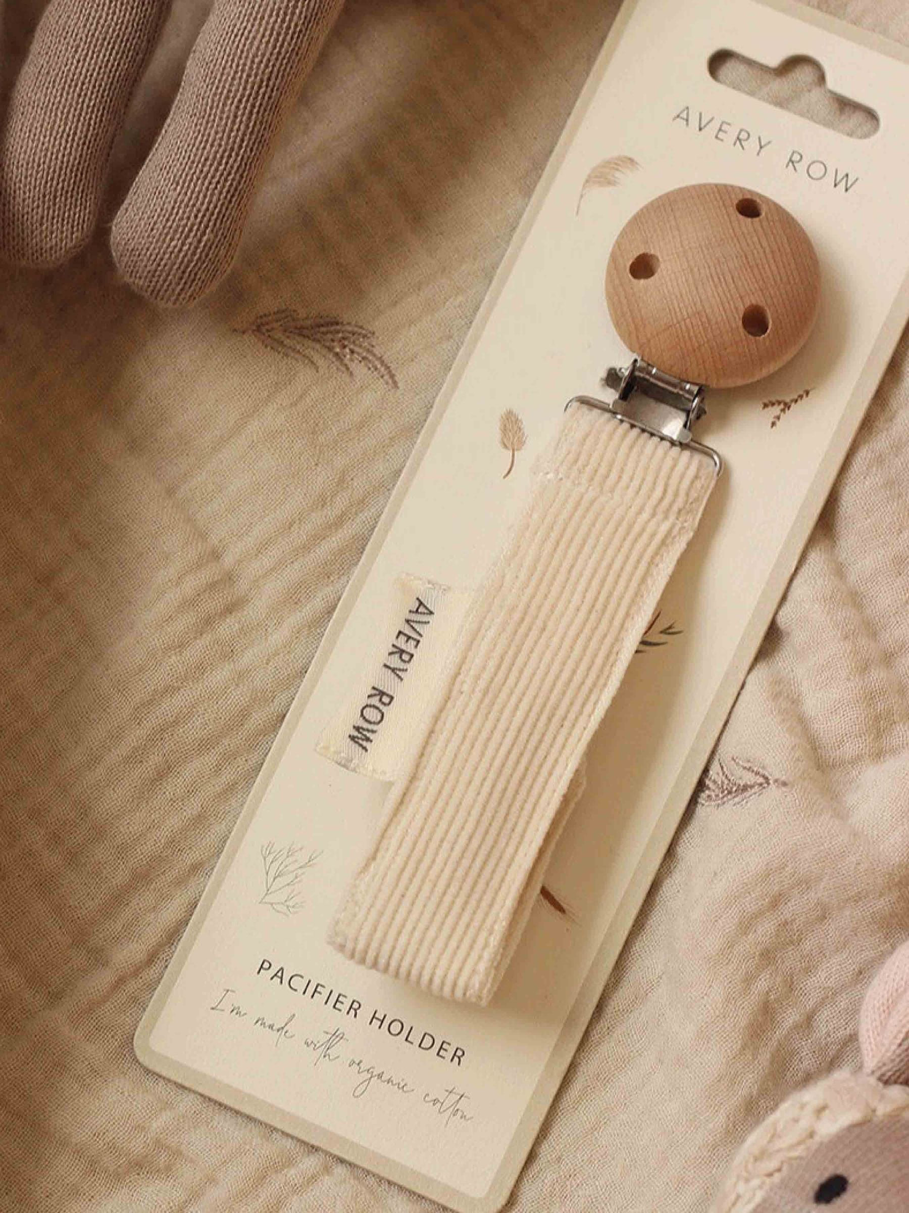 Cream Pacifier Holder - Image 1 of 4