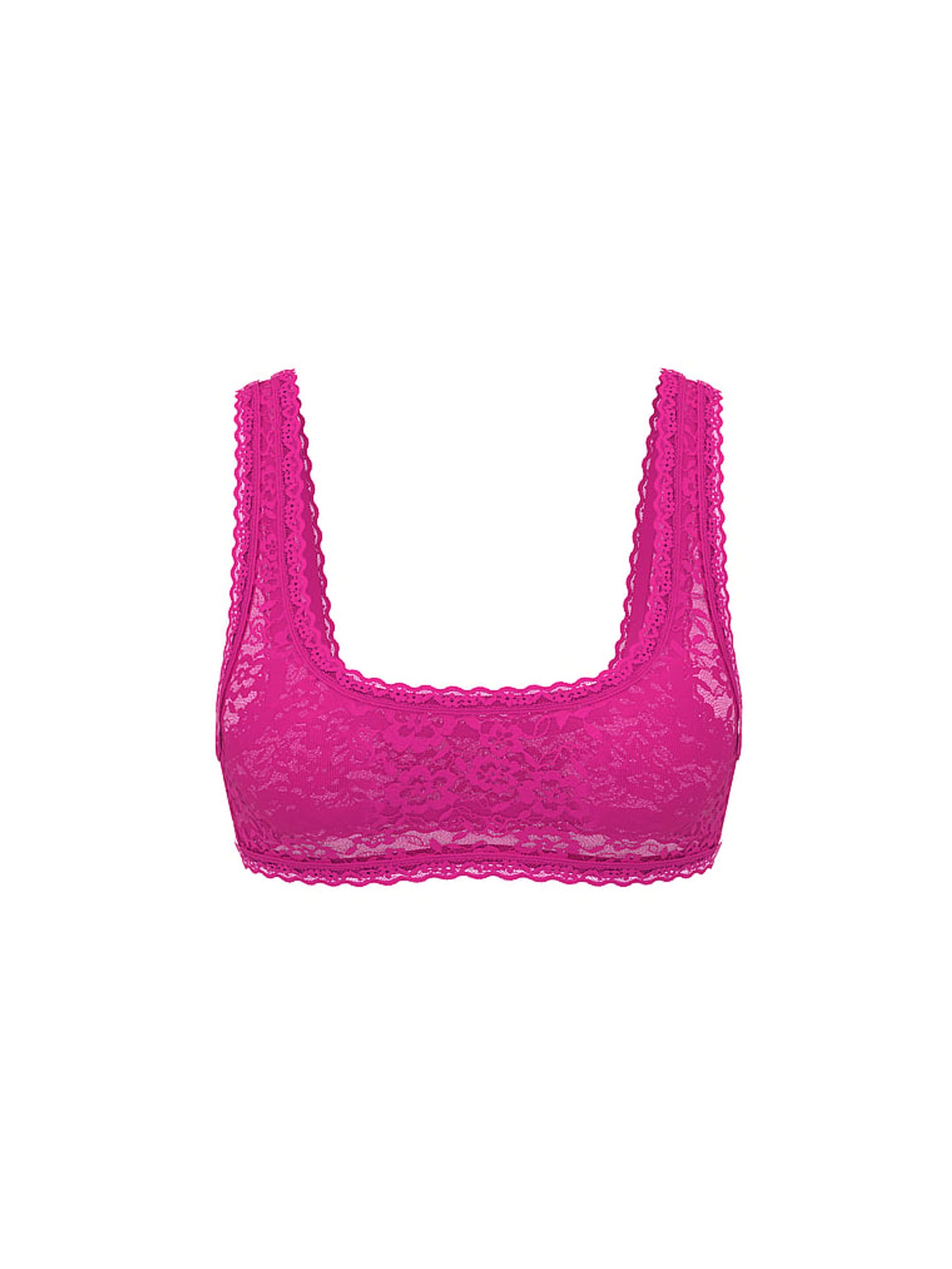 Allure Pink Bralette Sexy Tee Lace Bralette - Image 5 of 5