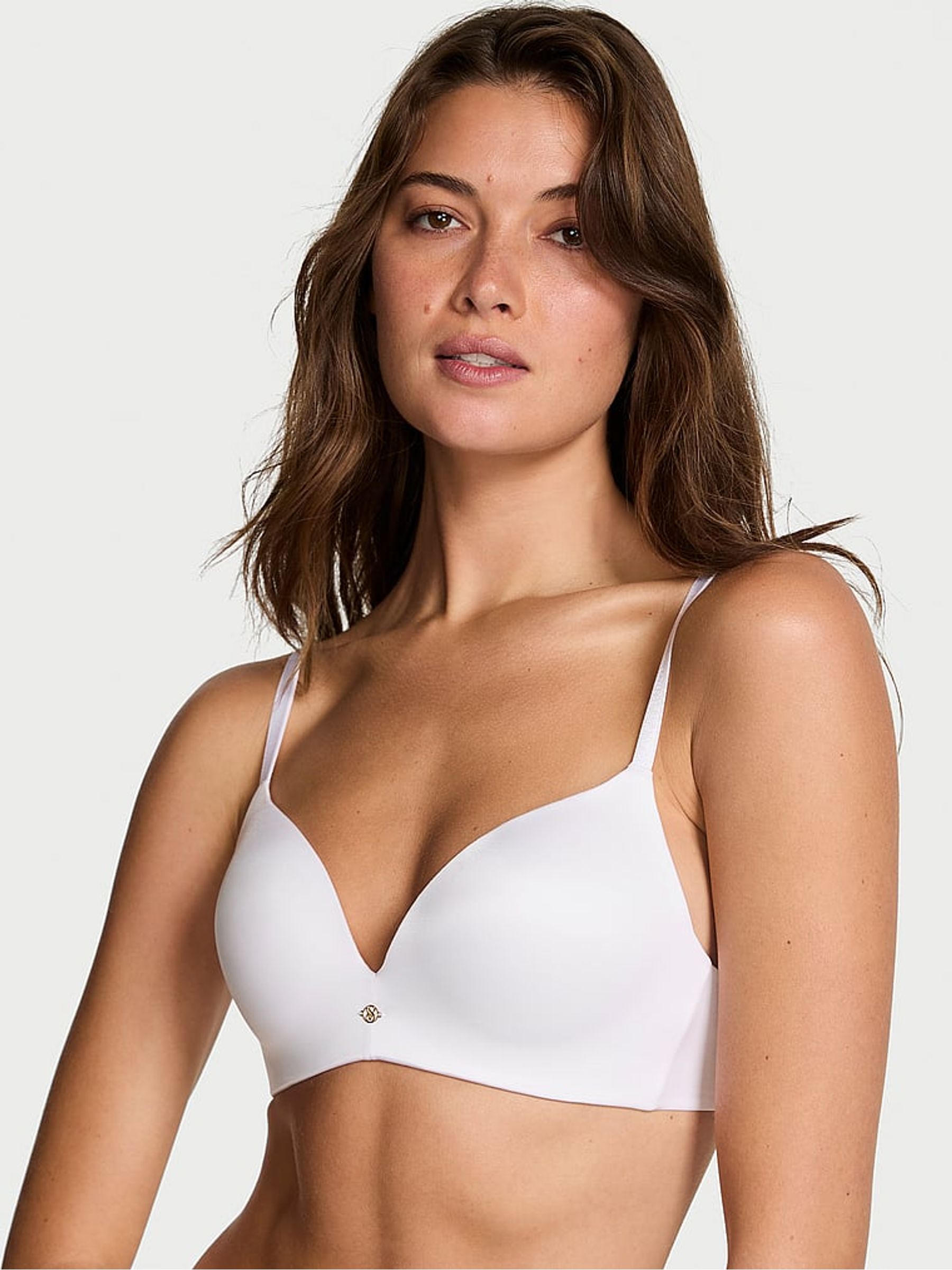 White Non Wired Push Up So Obsessed Bra - Image 1 of 2 White Non Wired Push Up So Obsessed Bra - Image 1 of 2