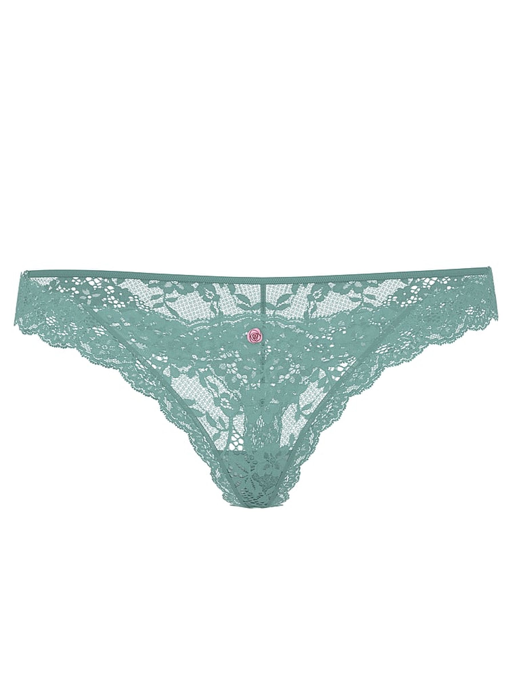 Arctic Green Thong Lace Knickers - Image 4 of 5