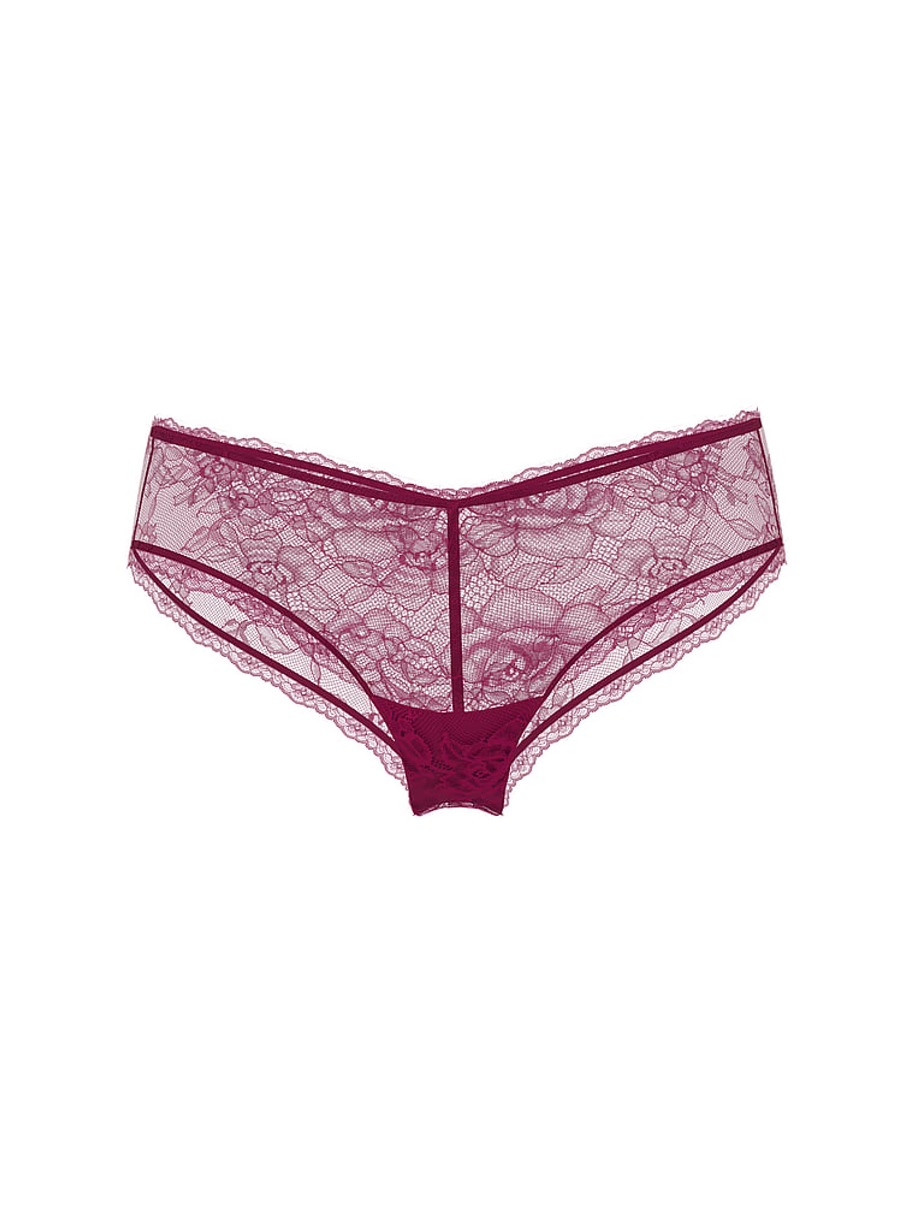 Fresh Jam Purple Cheeky Rose Lace Knickers - Image 3 of 3