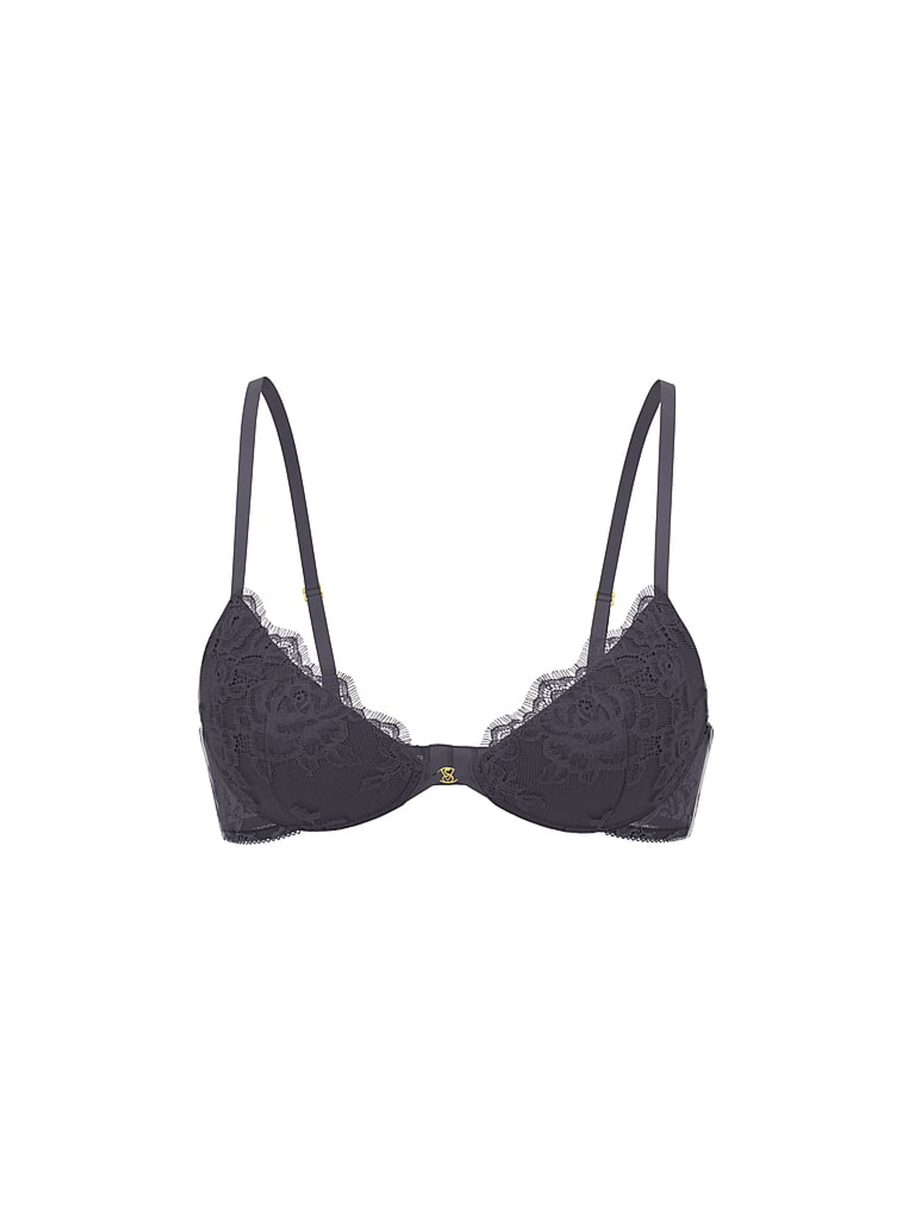 Tornado Grey Push Up Lace Bra - Image 3 of 3