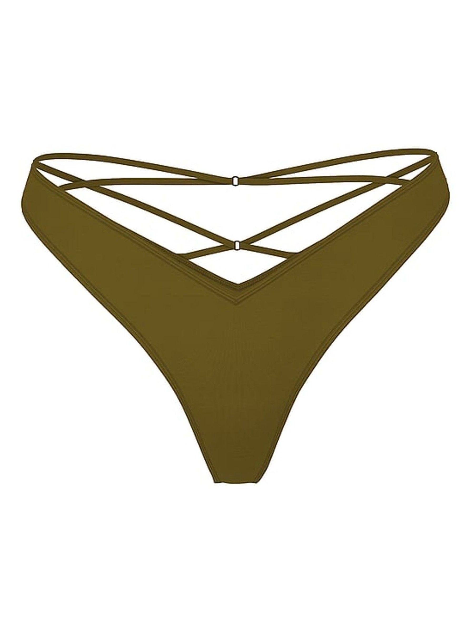 Green Chameleon Thong Knickers - Image 3 of 3
