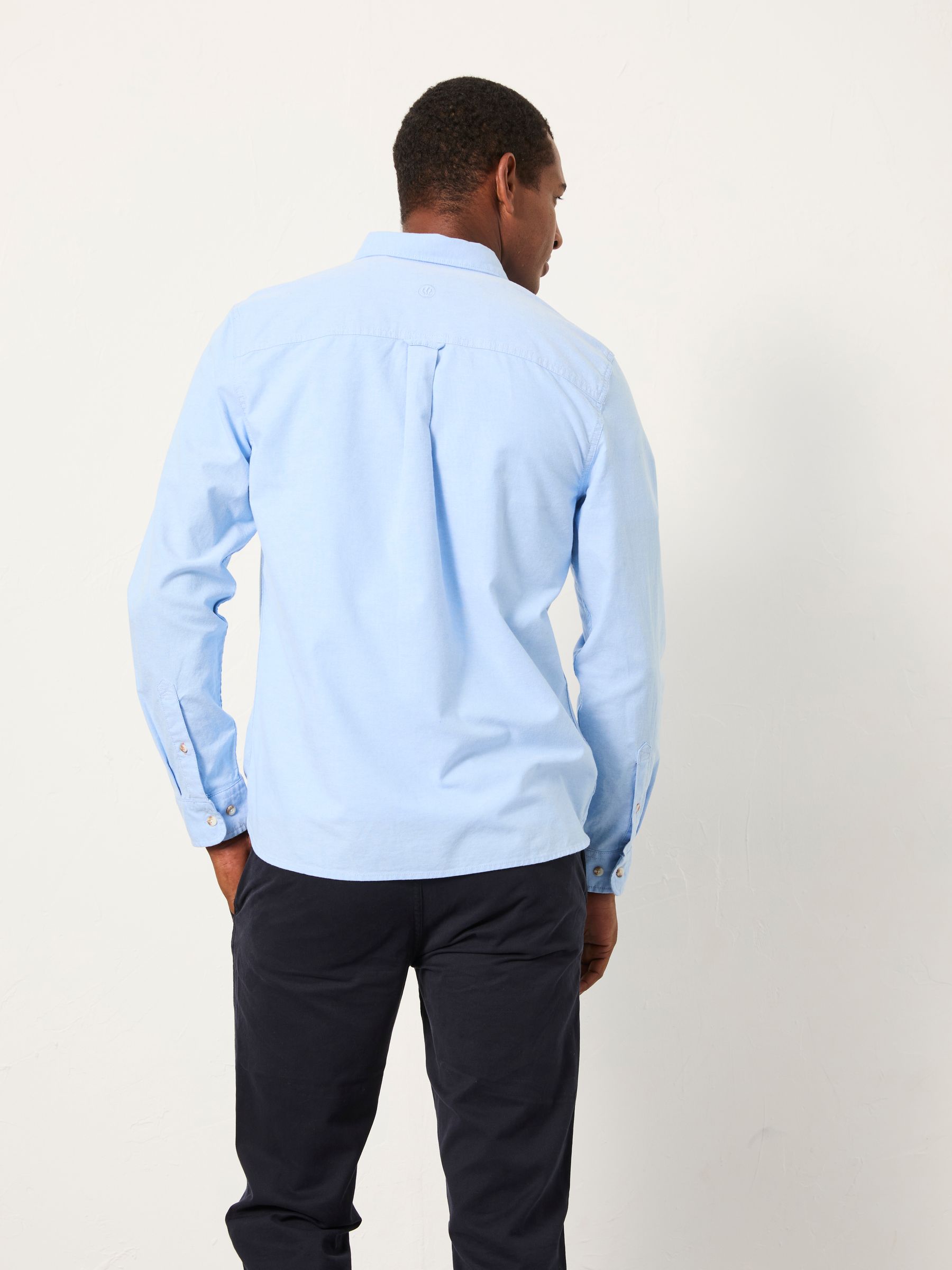 Oxford Blue Long Sleeve Shirt - Image 2 of 5 Oxford Blue Long Sleeve Shirt - Image 2 of 5