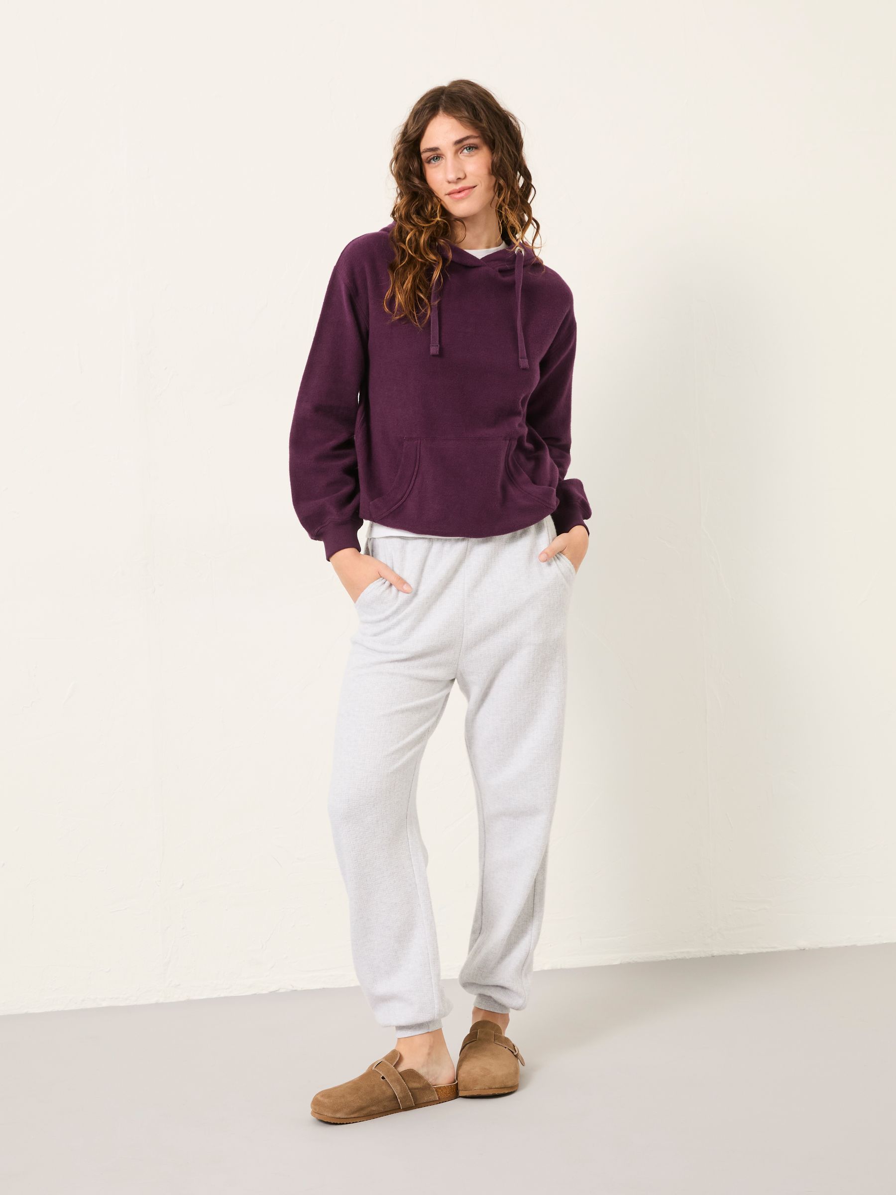 Imogen Dark Purple Overhead Hoodie - Image 3 of 6