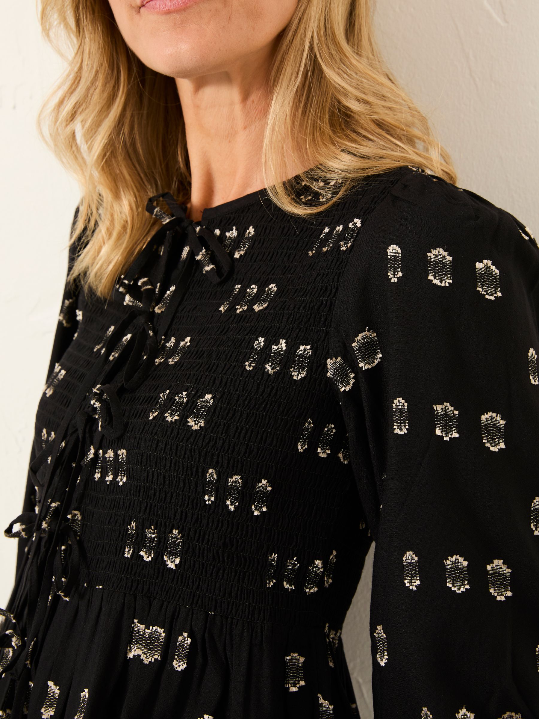 Kiki Black Metallic Blouse - Image 3 of 4