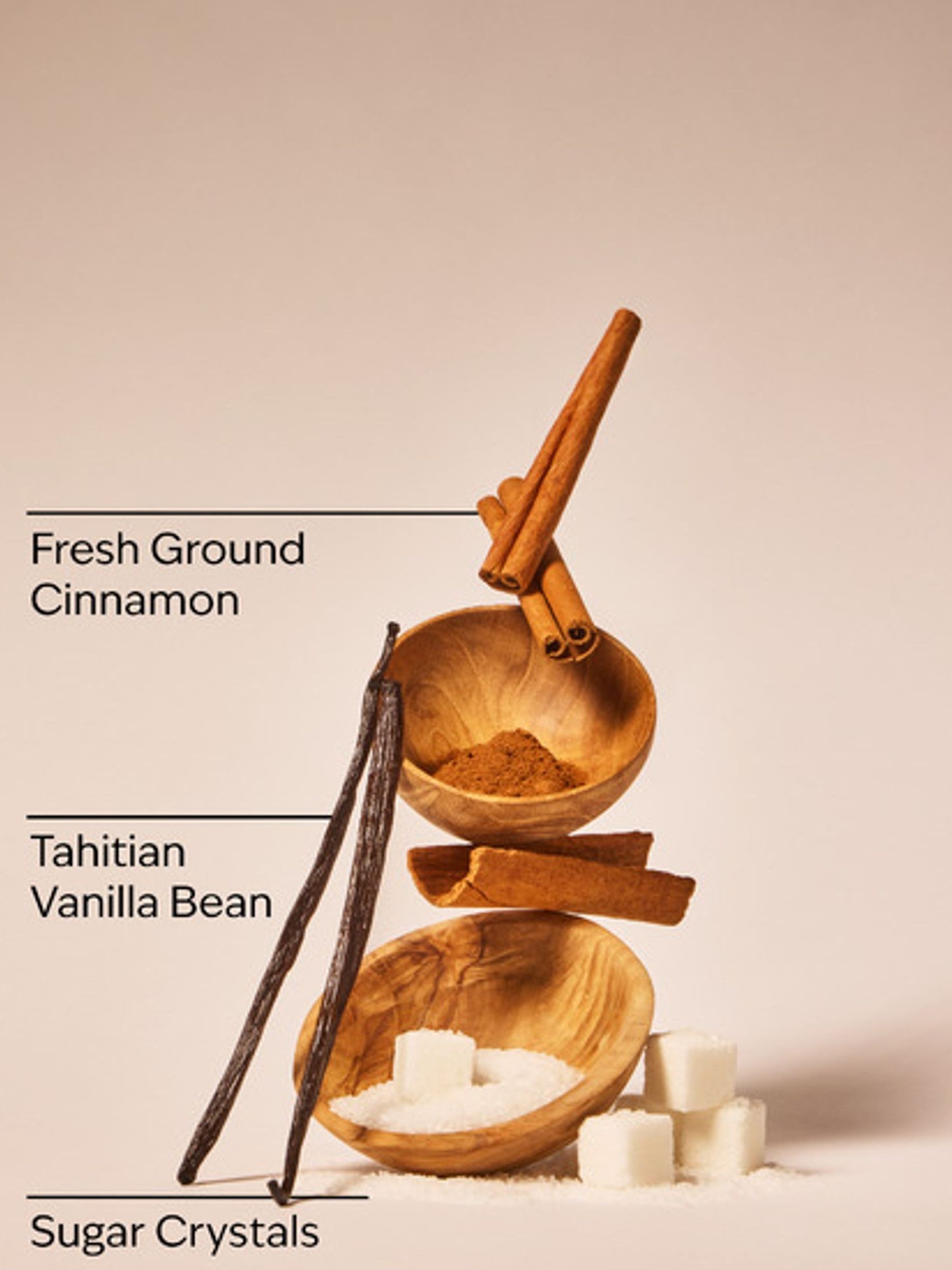 Cinnamon Spiced Vanilla Candle 411g 3 Wick - Image 3 of 3