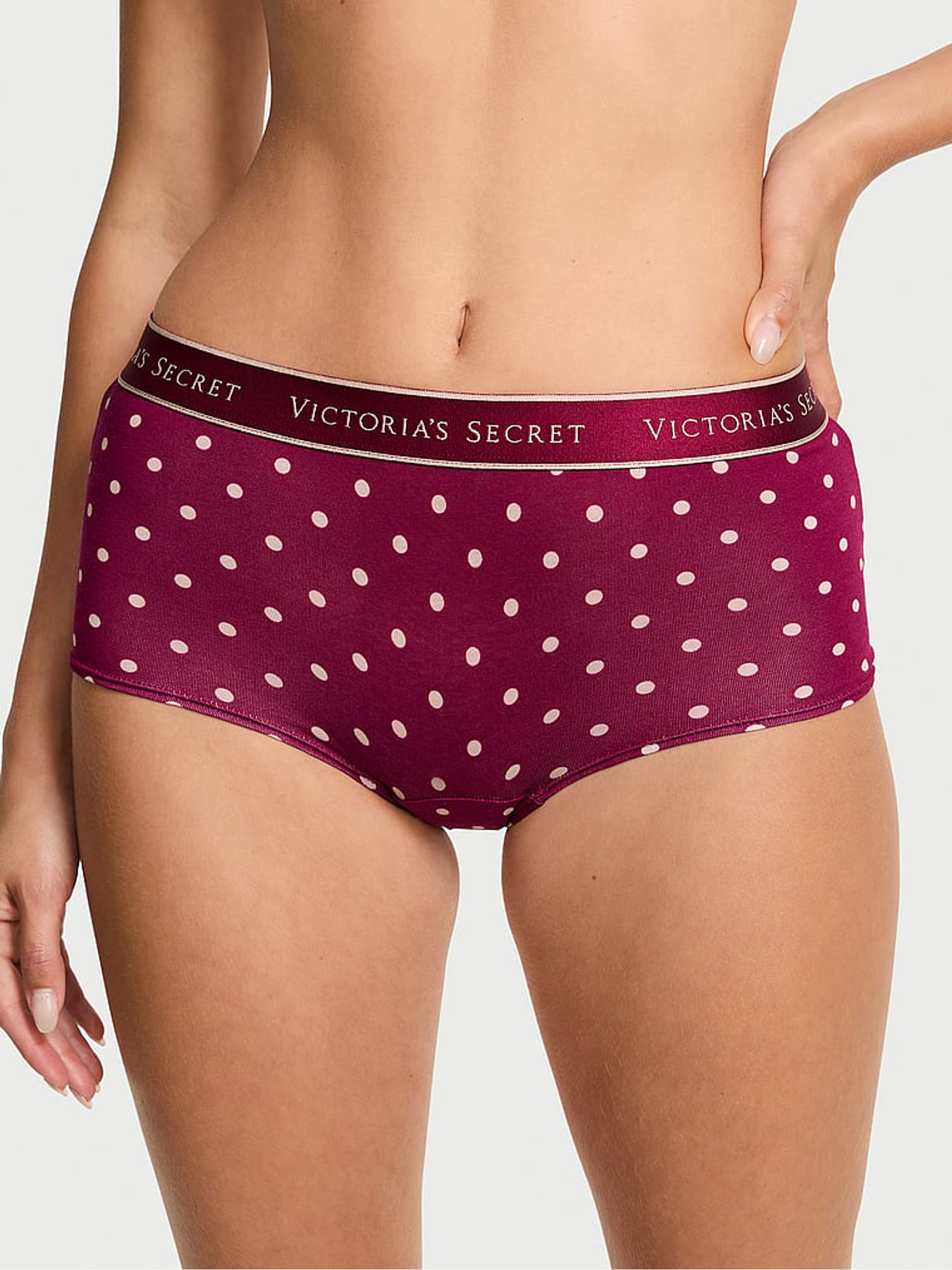 Fresh Jam Dot Purple Short Logo Knickers - Image 1 of 3