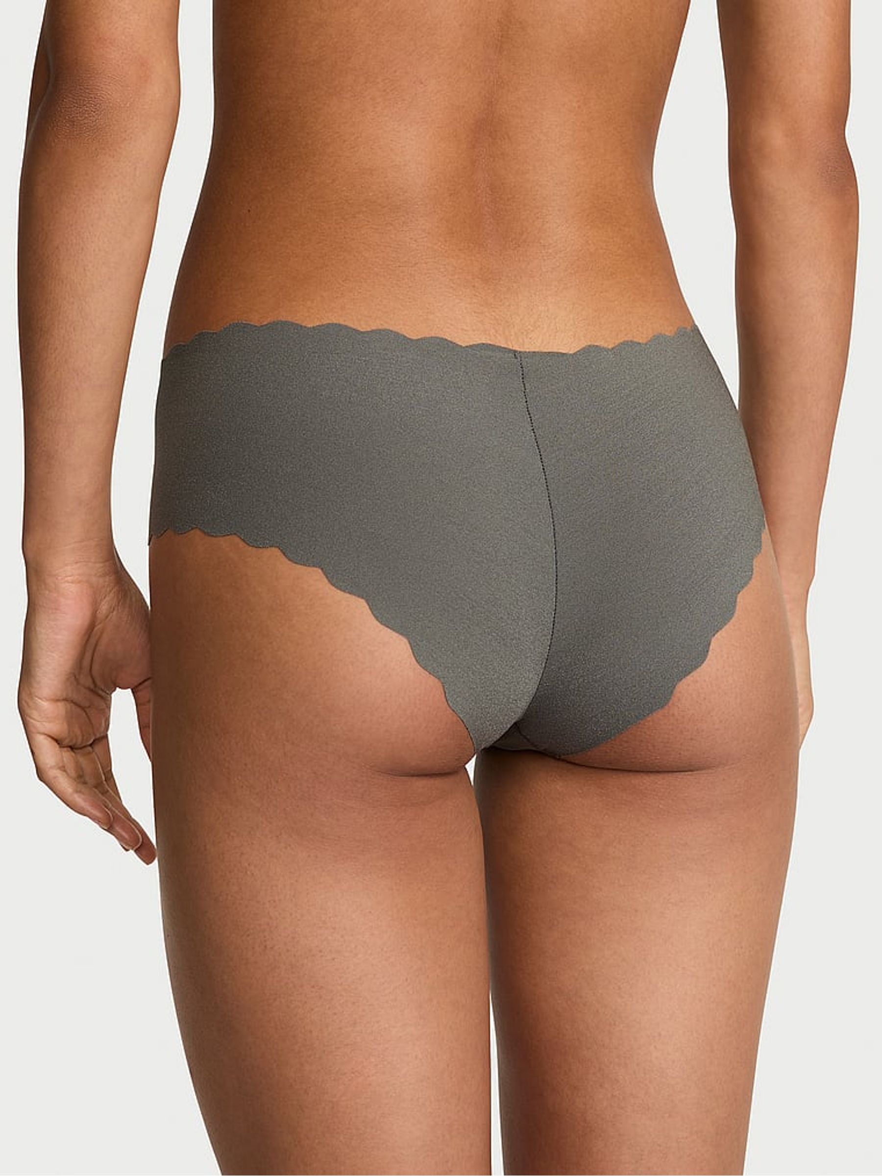 Expedition Green Cheeky Scalloped Knickers - Image 2 of 2
