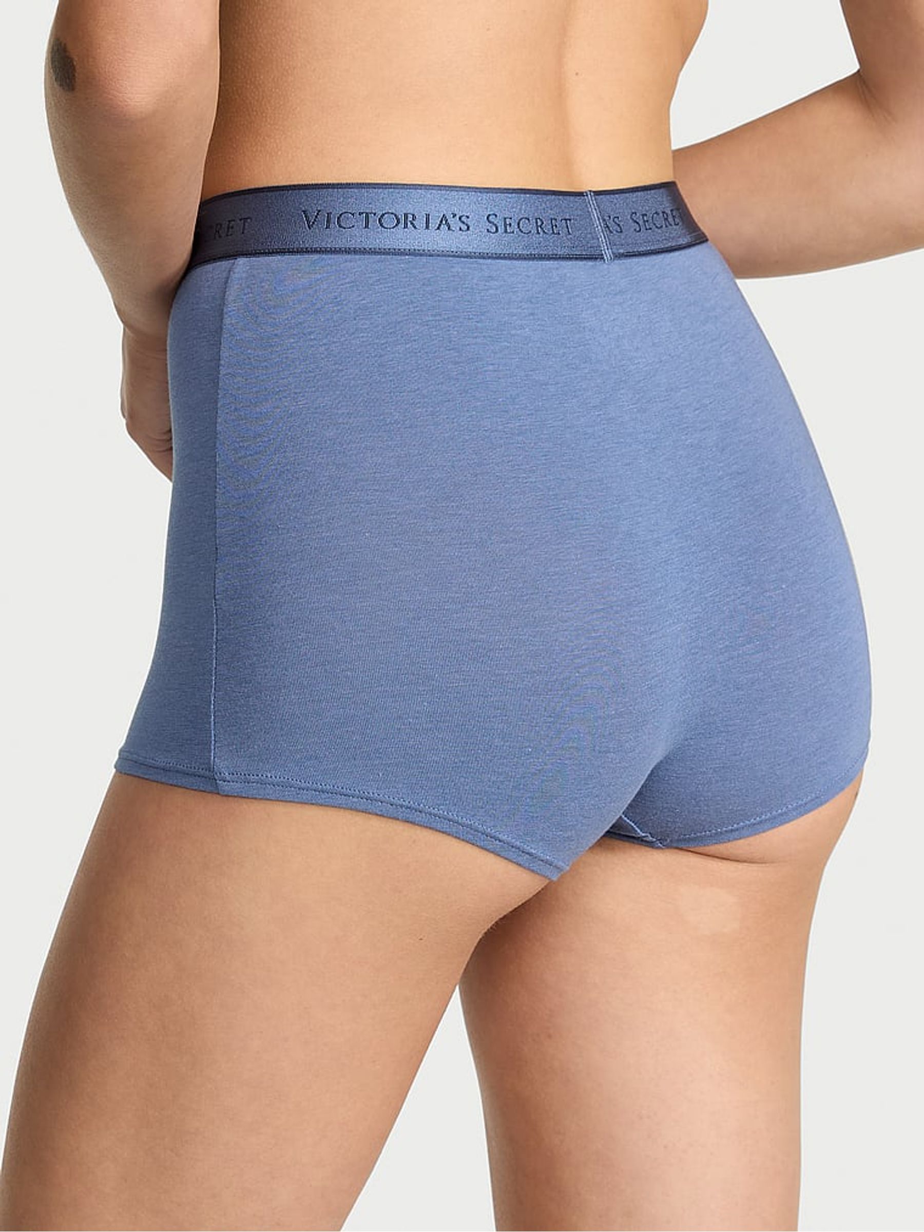 Moonlight Blue High Waist Logo Knickers - Image 2 of 2