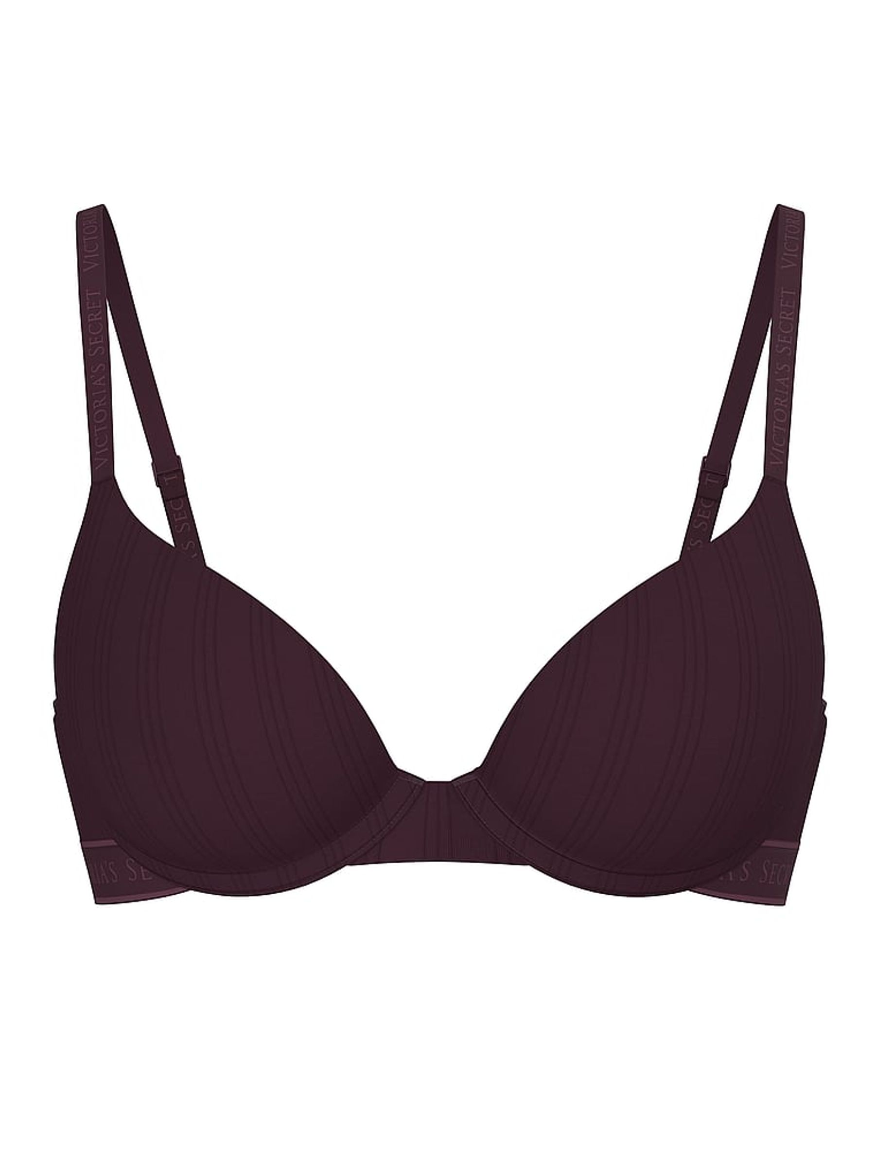 Winter Wine Red Full Cup Push Up Modal Bra - Image 3 of 3