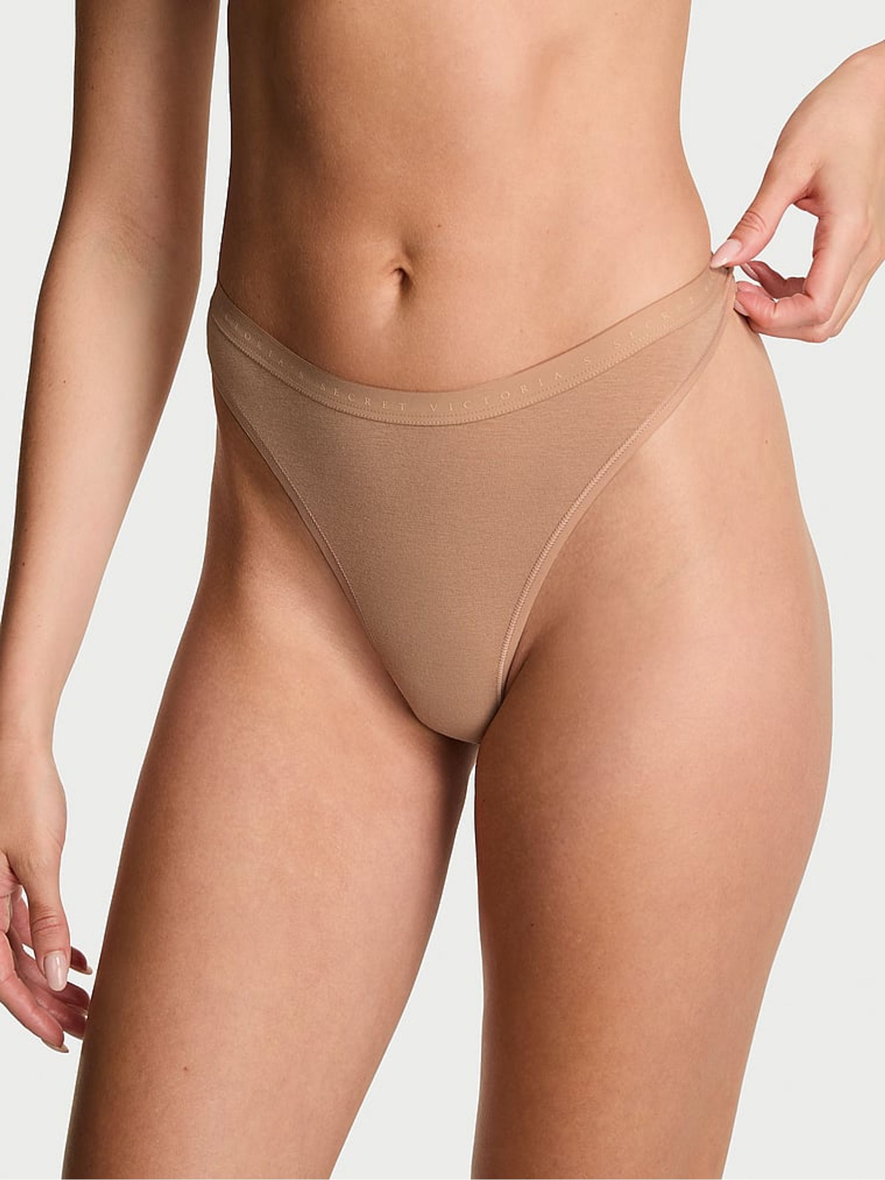 Praline Nude Thong Knickers - Image 1 of 2