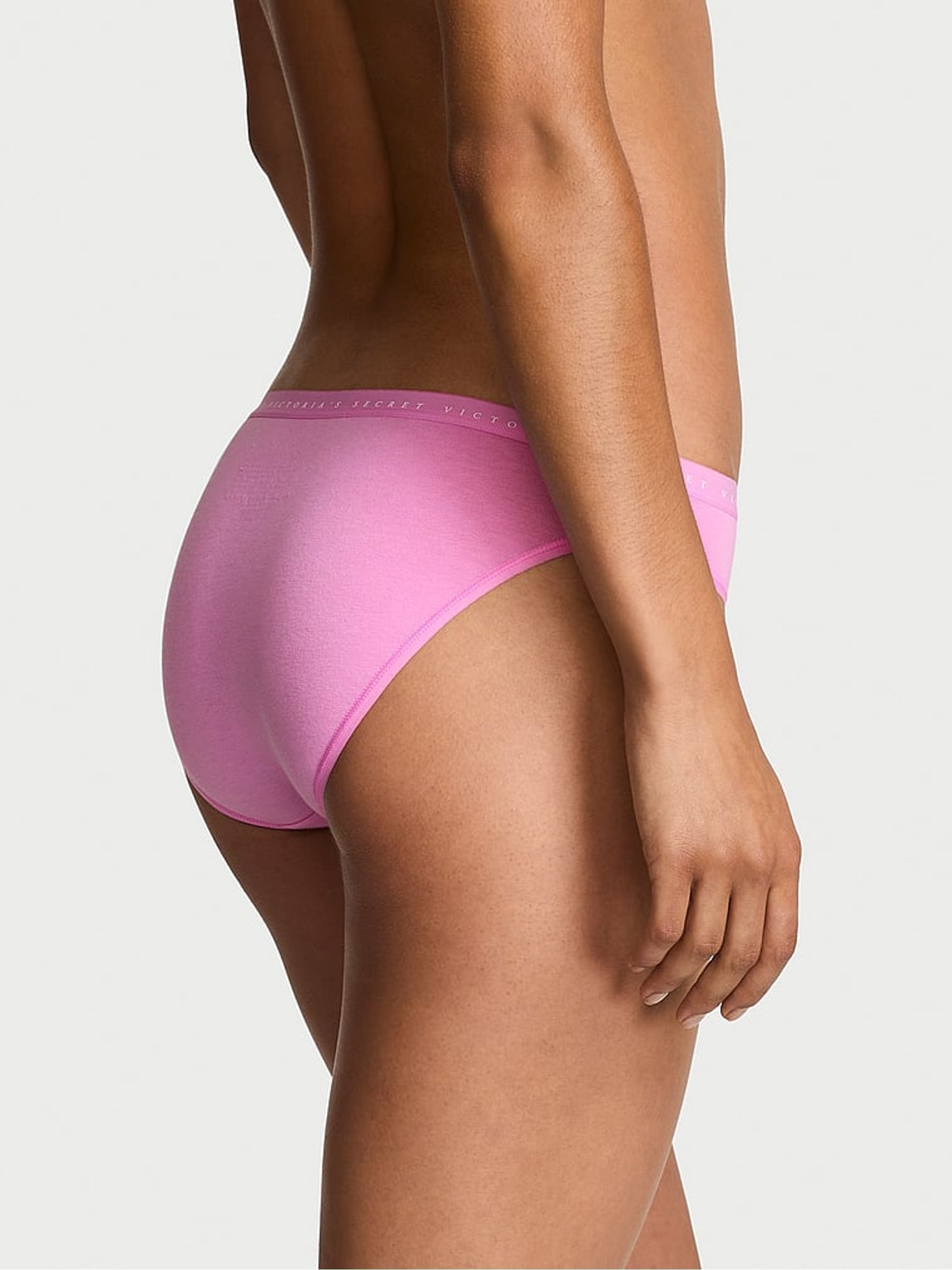 Lilac Shimmer Purple Bikini Knickers - Image 2 of 3