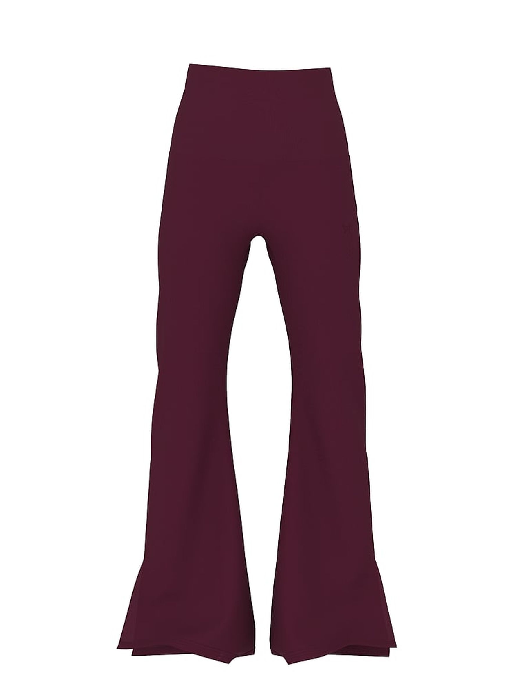 Purple Rose Fleece Fold Over Joggers - Image 3 of 3