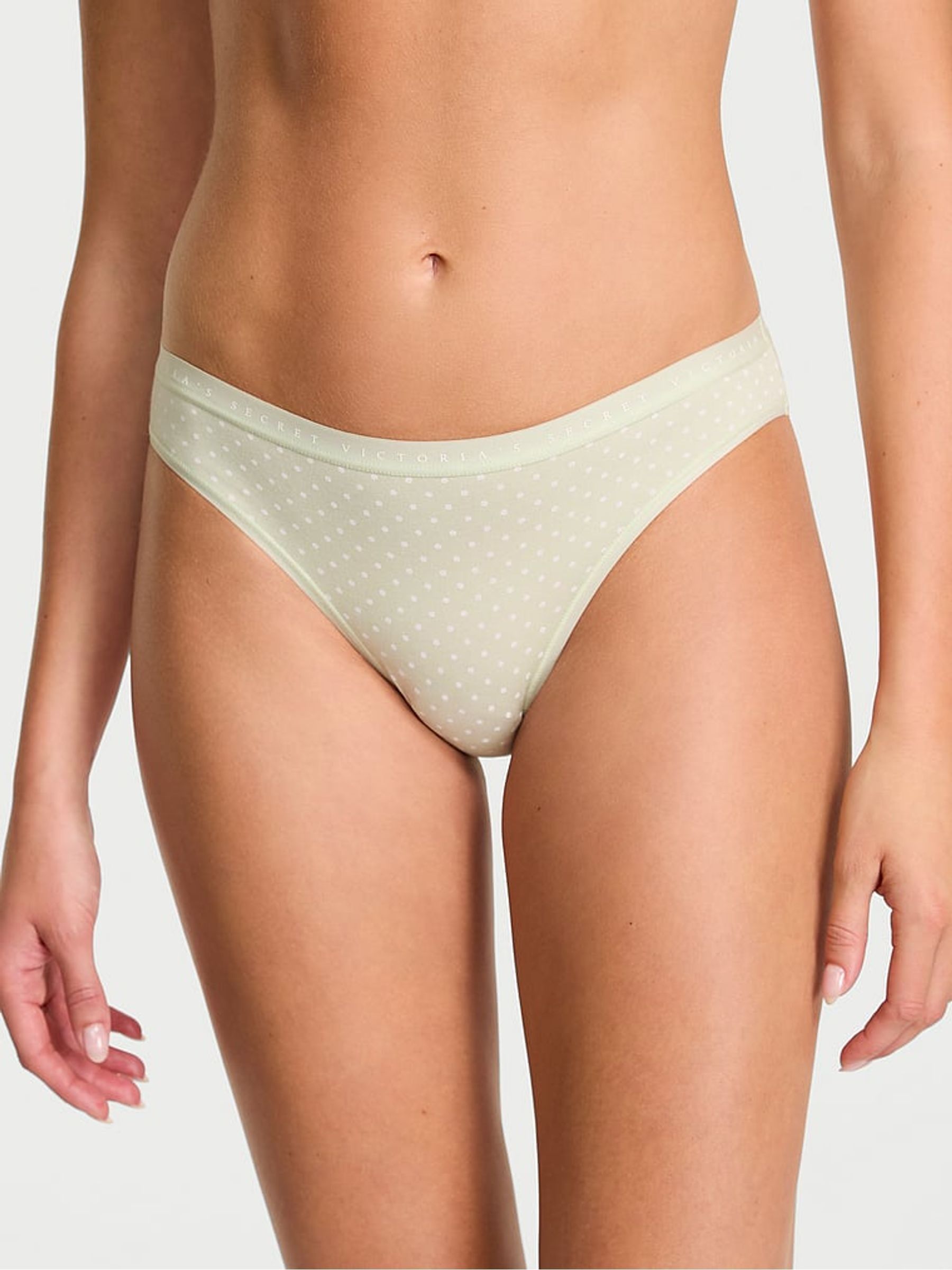 Mint Crush Dot Green Bikini Knickers - Image 1 of 3