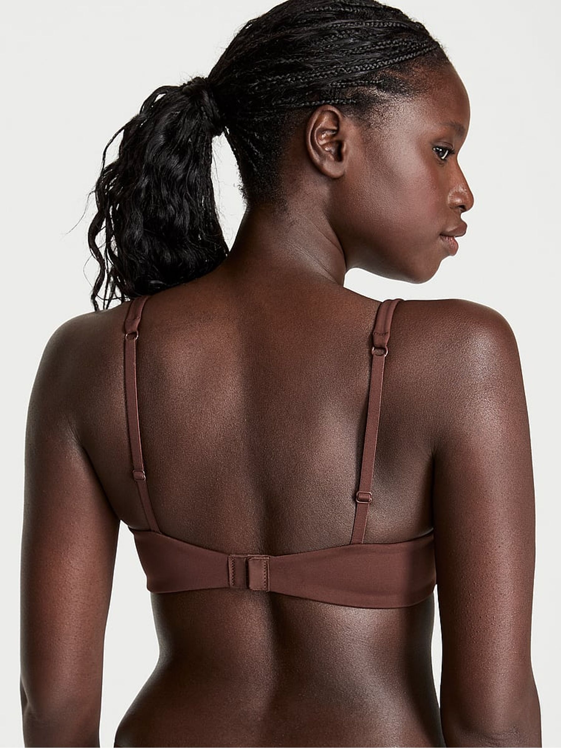 Ganache Nude Scuba Lightly Lined Scoop Bra - Image 2 of 4