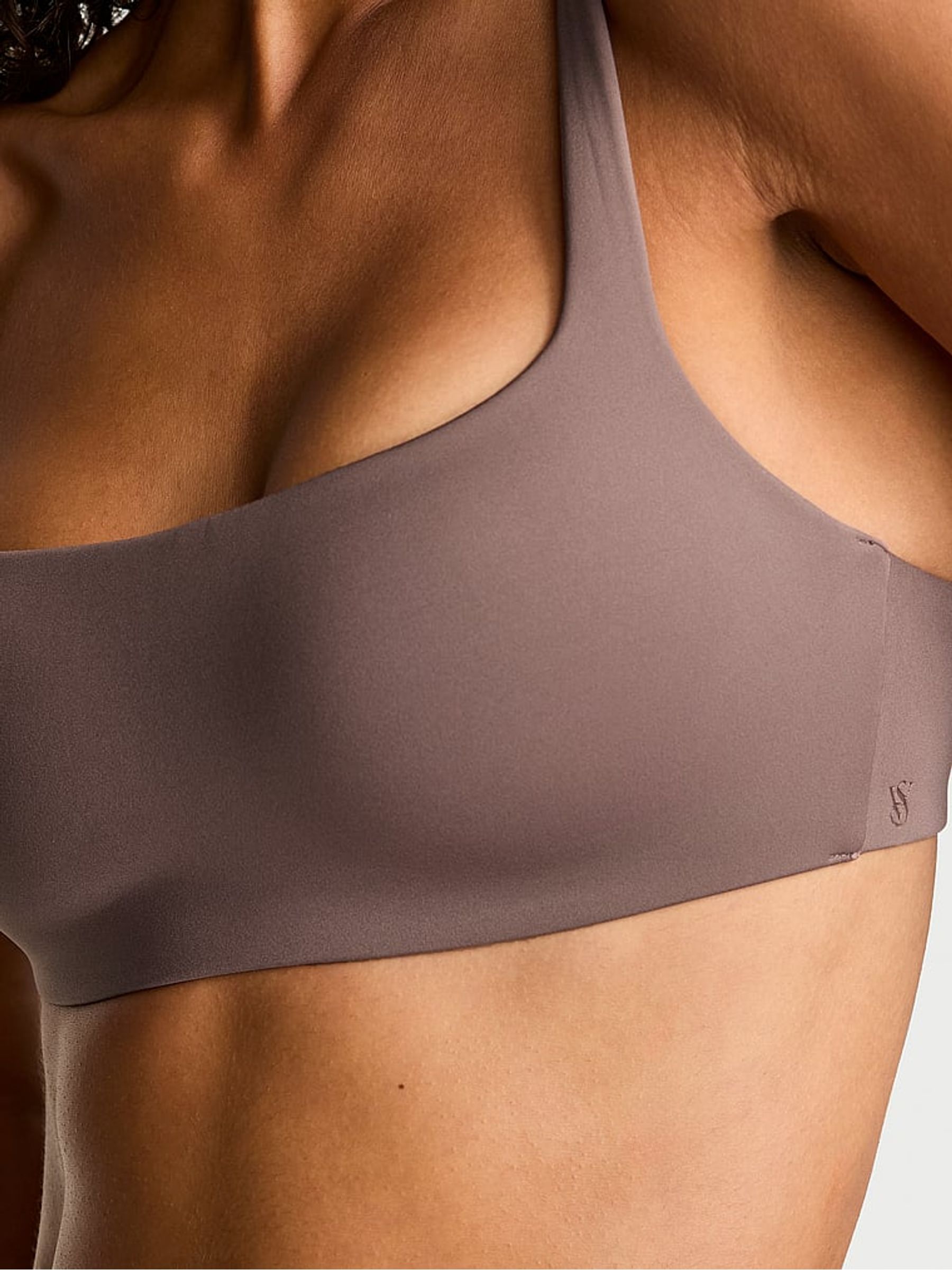 Cloudy Grey Scuba Lightly Lined Scoop Bra - Image 4 of 5